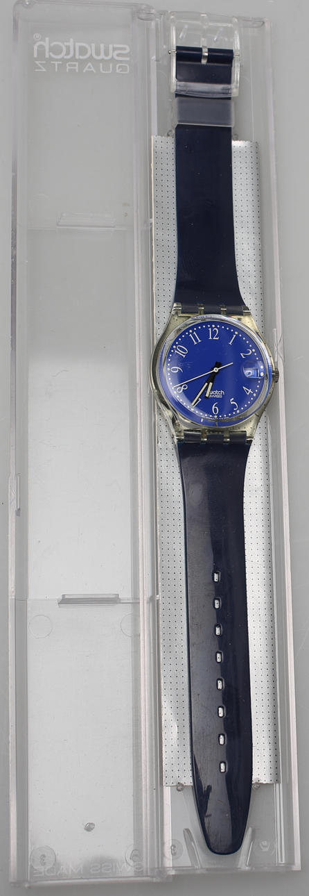 ARMBANDSUR. Swatch Quartz, i orginalförbackning, 1990-tal.