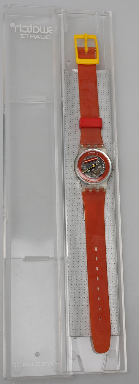 ARMBANDSUR. Swatch Quartz, i orginalförbackning, 1990-tal.