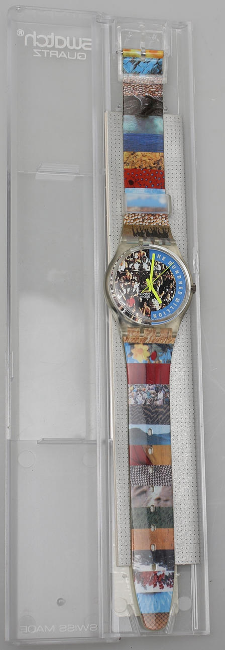 ARMBANDSUR. Swatch Quartz, i orginalförbackning, 1990-tal.