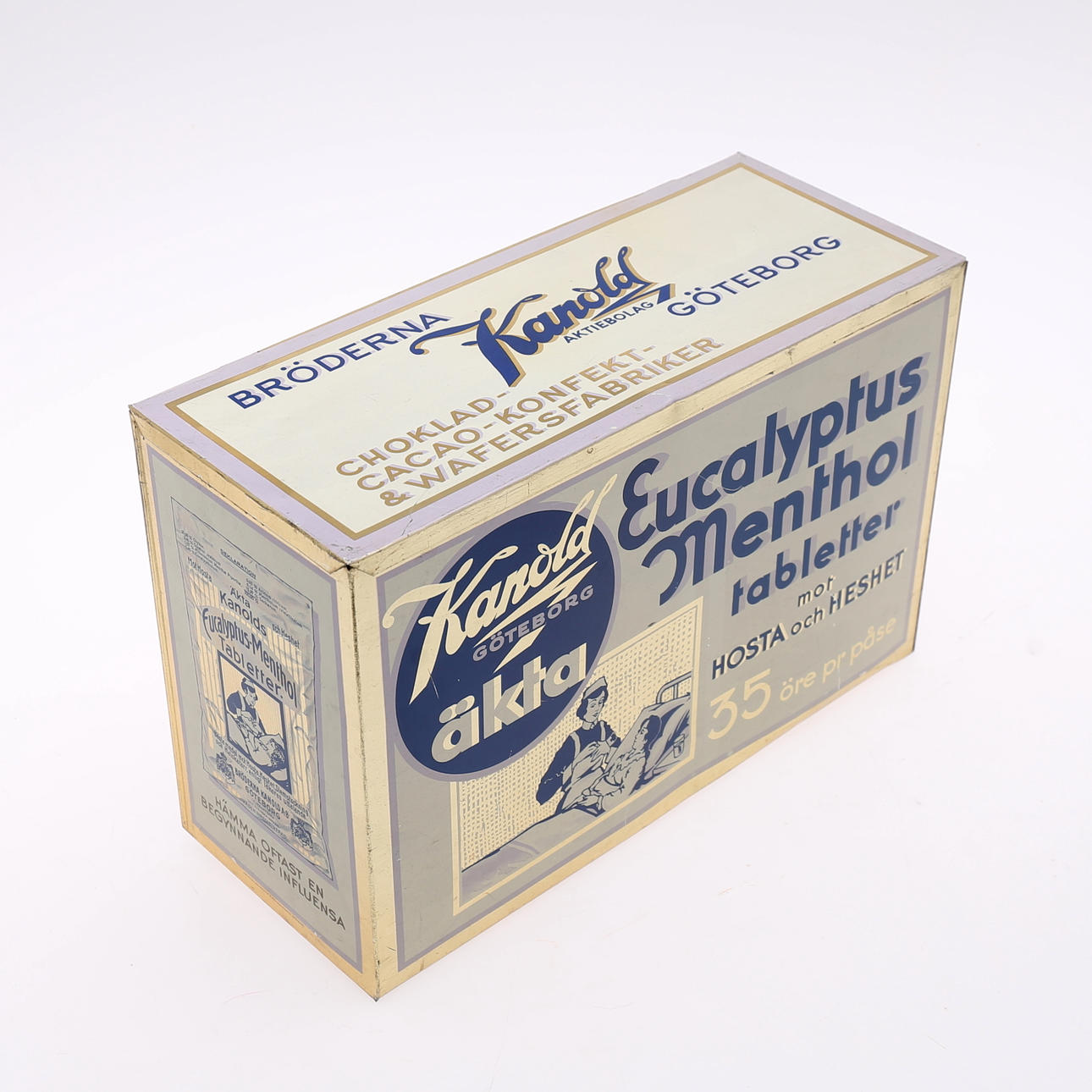 PLÅTBURK, Kanold Göteborg Ideal kakao.