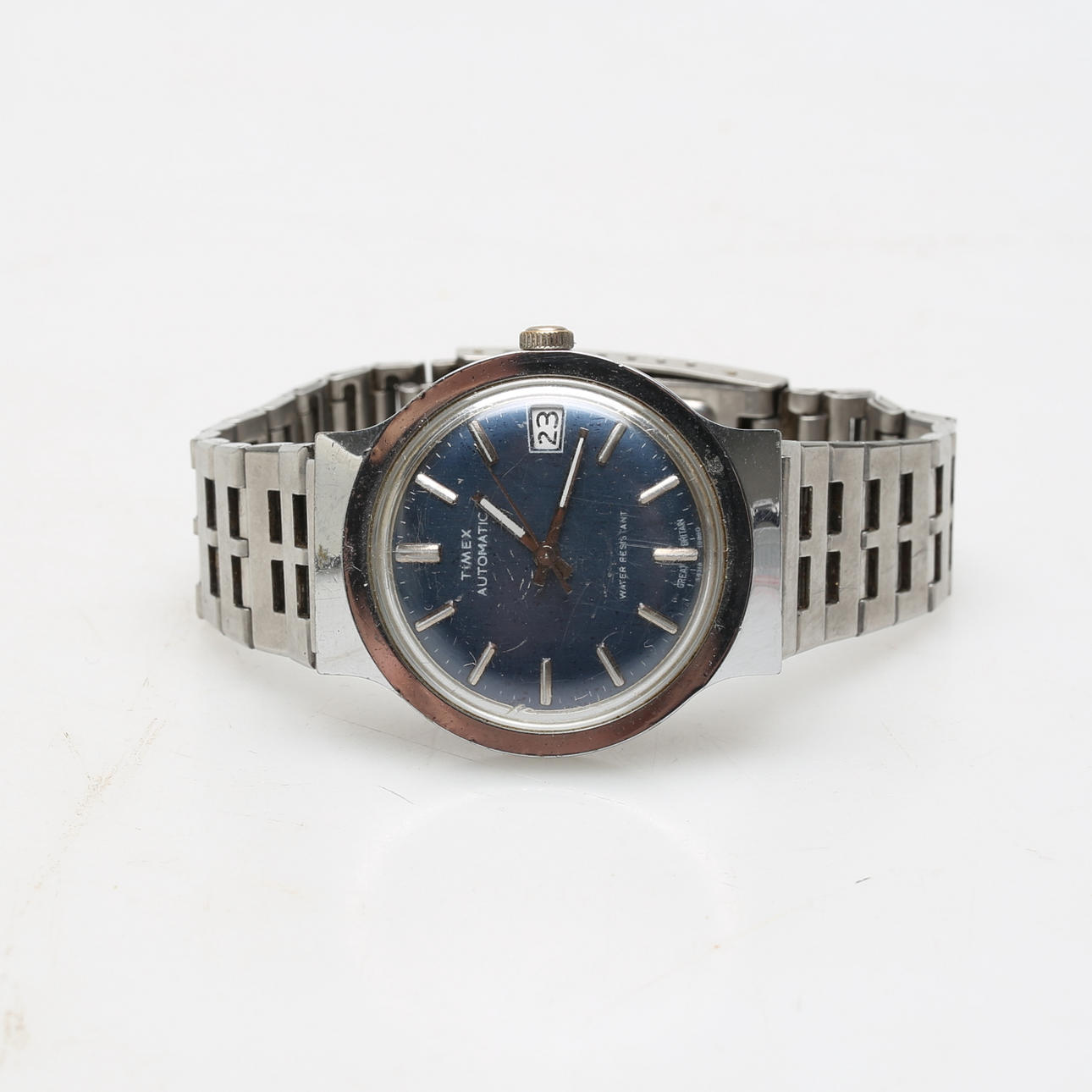 WRIST WATCH, steel, Timex Automatic.