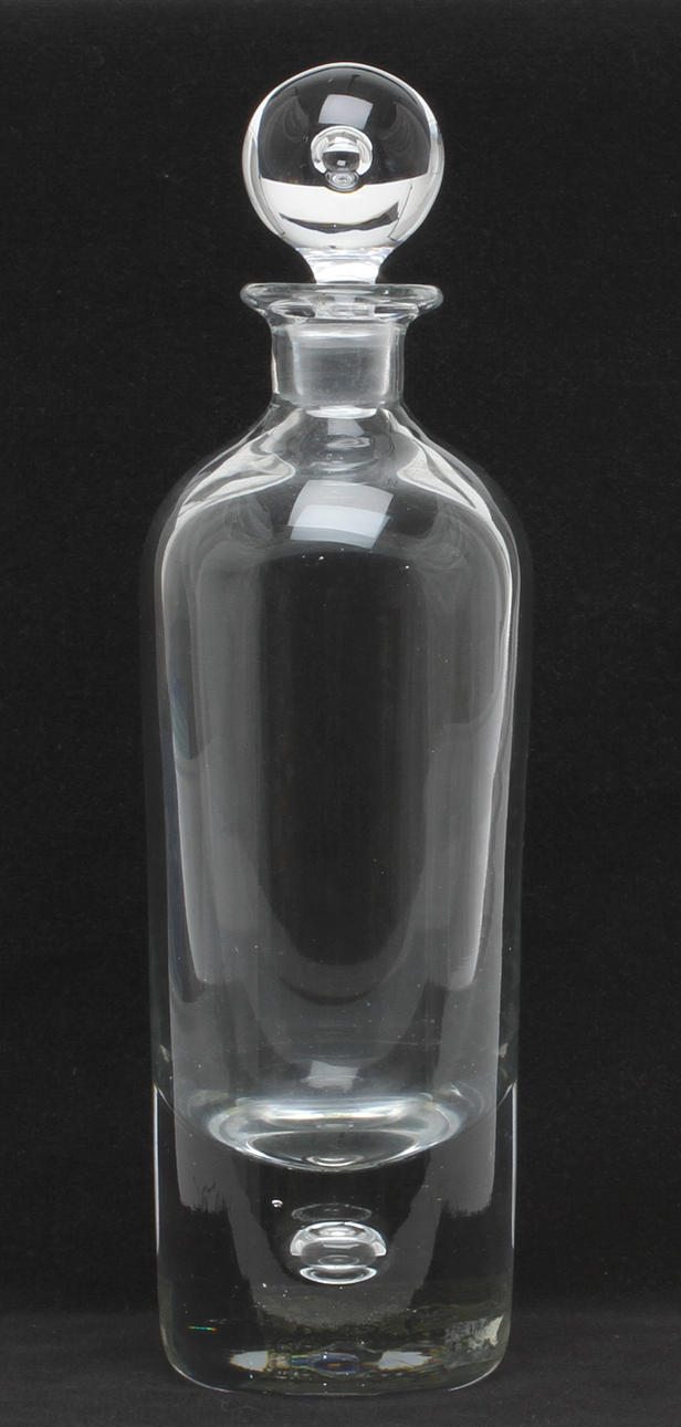 KARAFF, glas "Pippi" Kosta, sign.