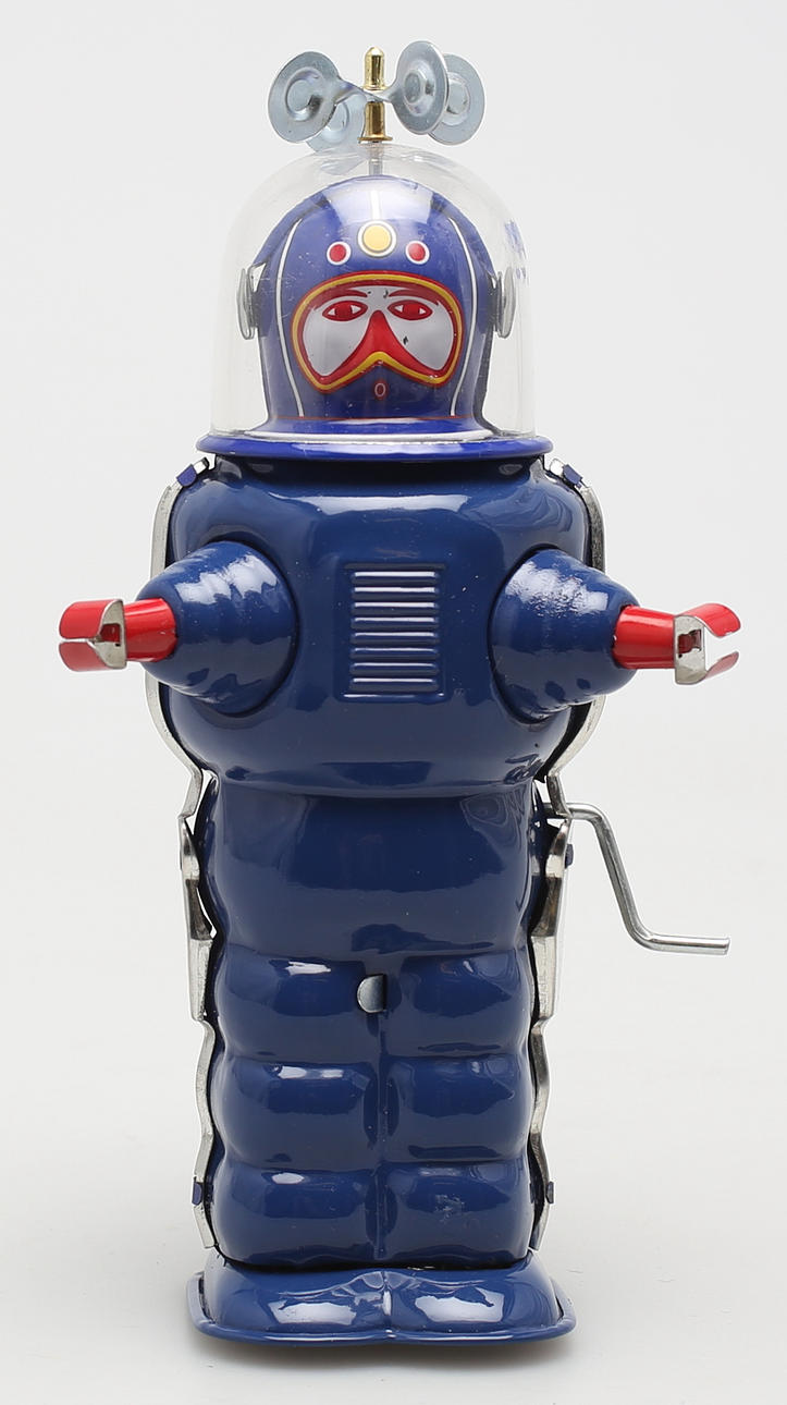 ROBOT i bleckplåt. Mekanisk.