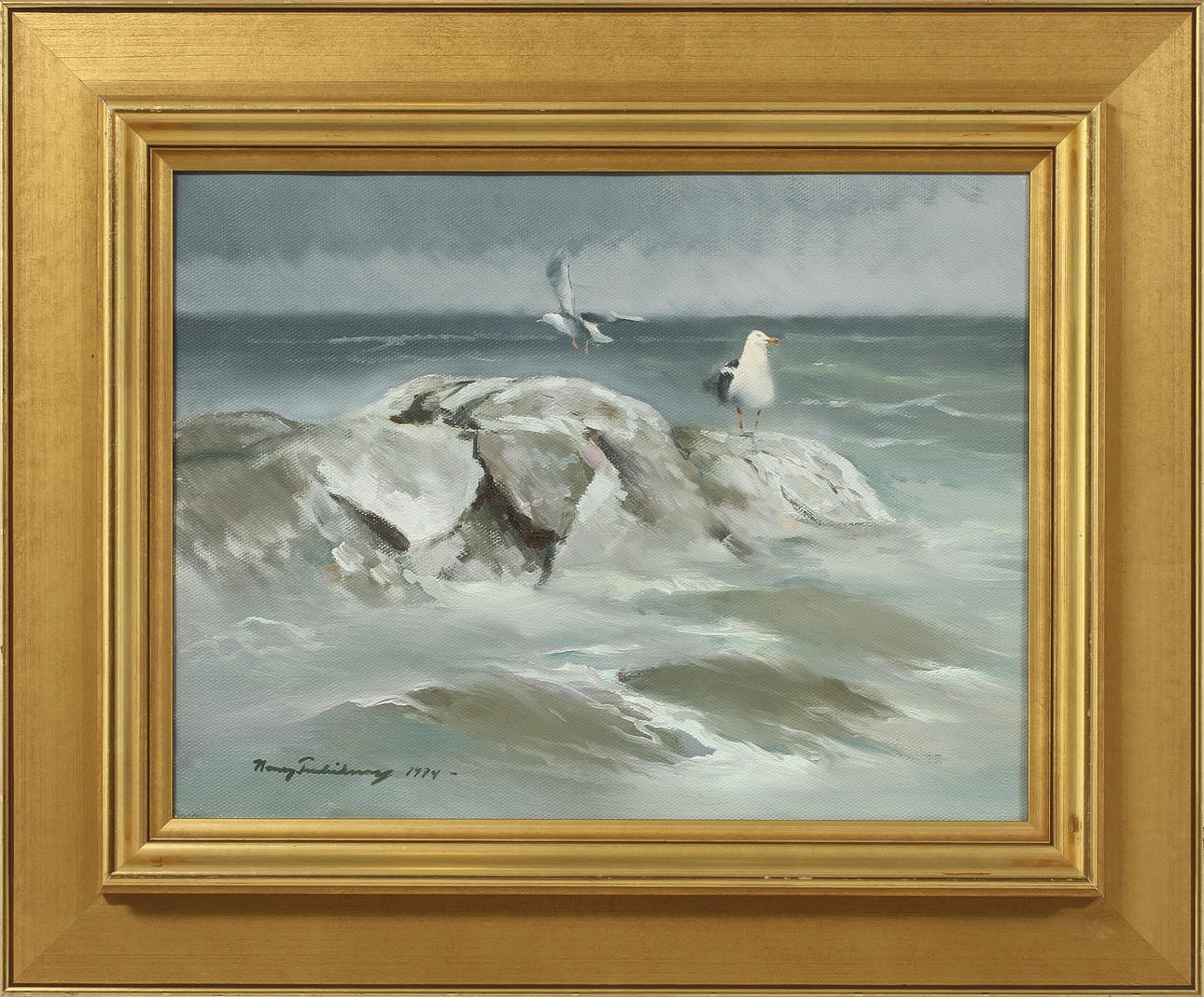 HENRY FREDRIKSSON, olja på duk, sign o dat 1974.