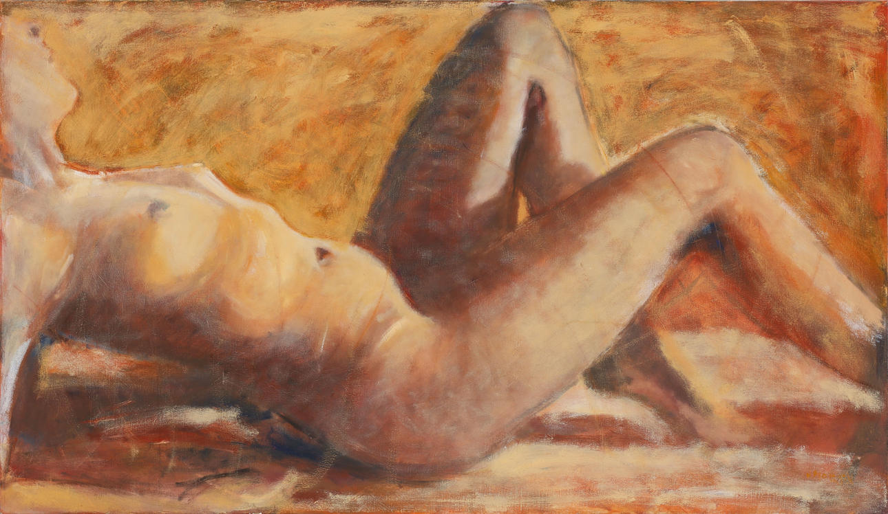 NILS PEDERSEN. Oil on canvas, signed.