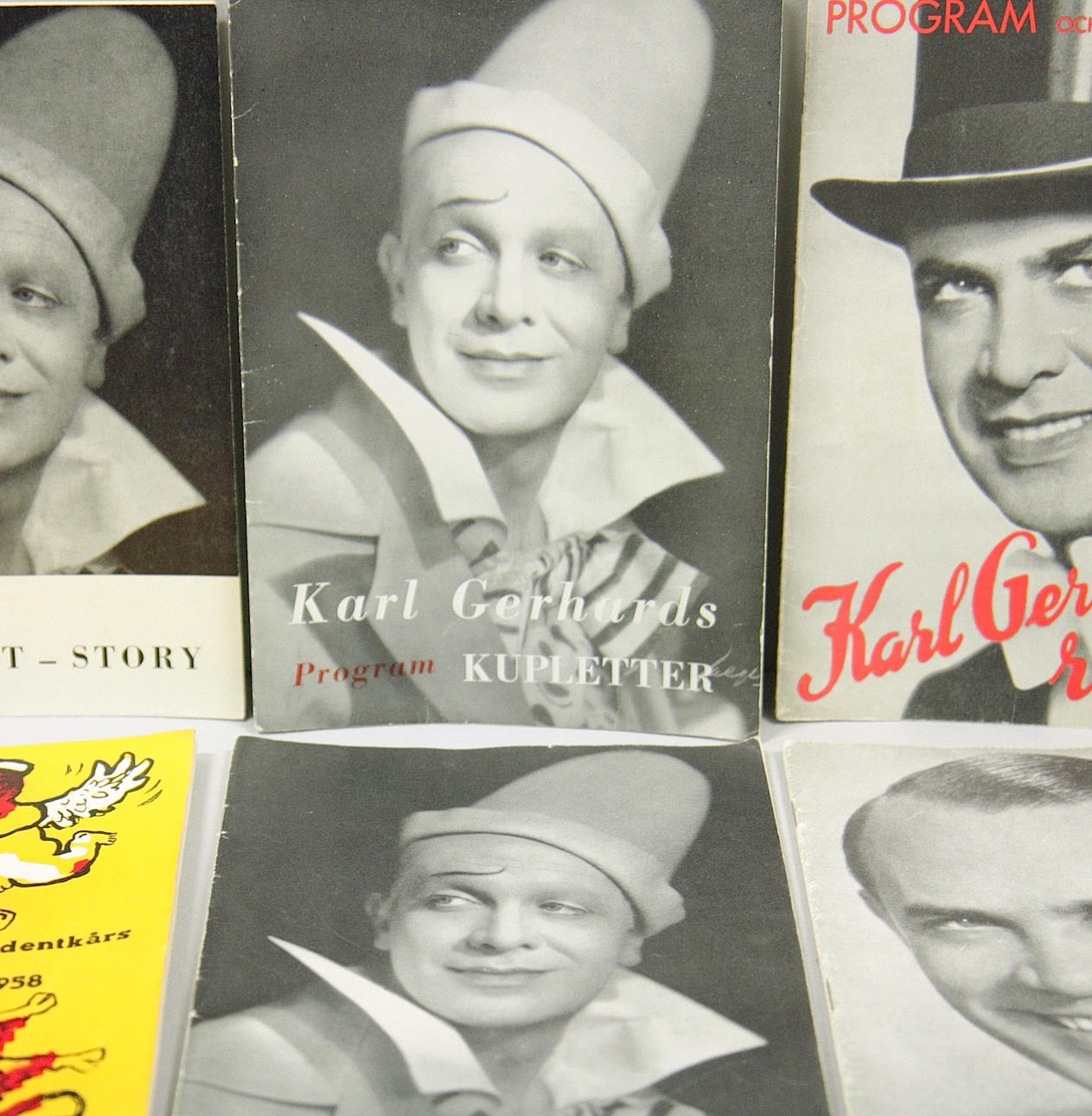 REVUE PROGRAM/MISCELLANEOUS 14 pieces, Karl-Gerhard, Stadsteatern, etc., 1900s.