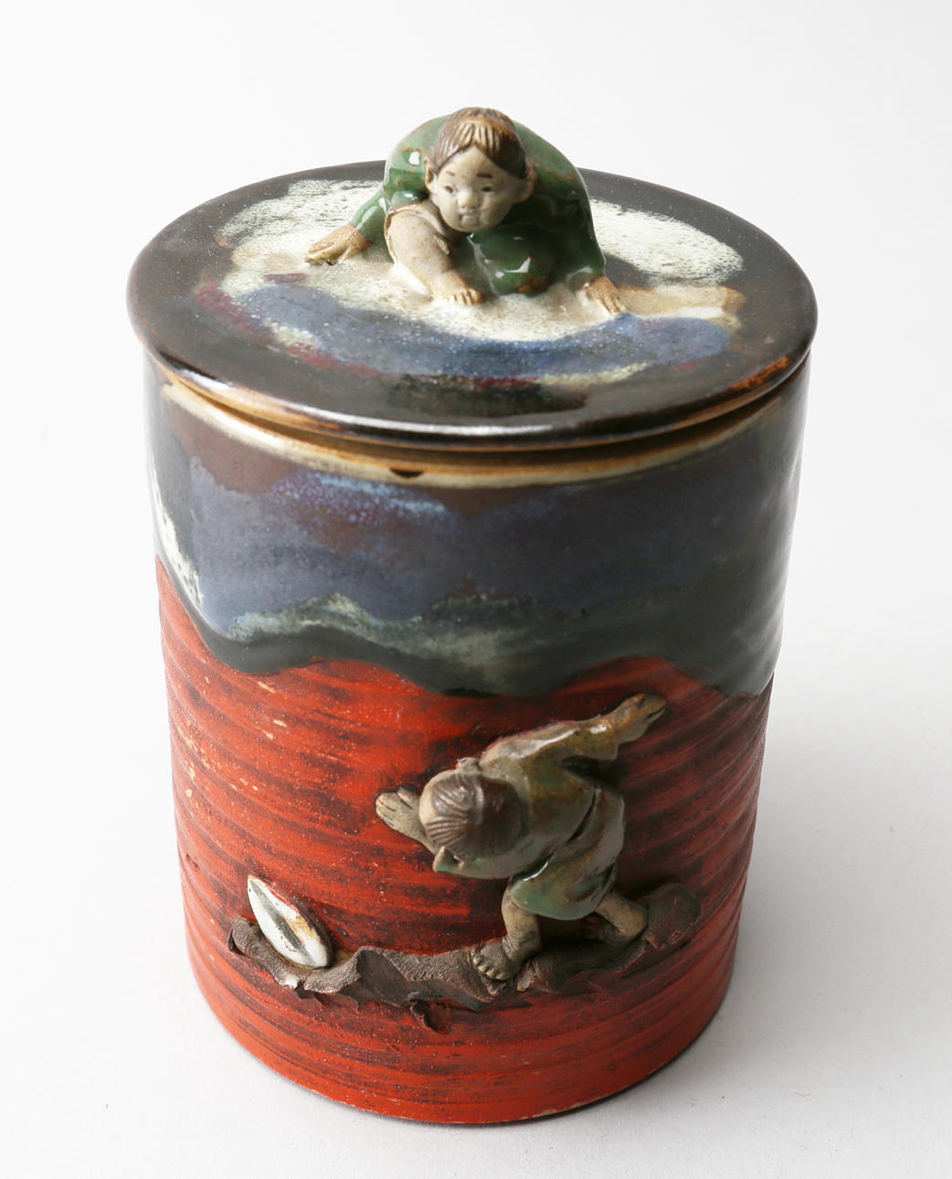 LOCK BOX, Sumidagawa Japan omkring 1920.