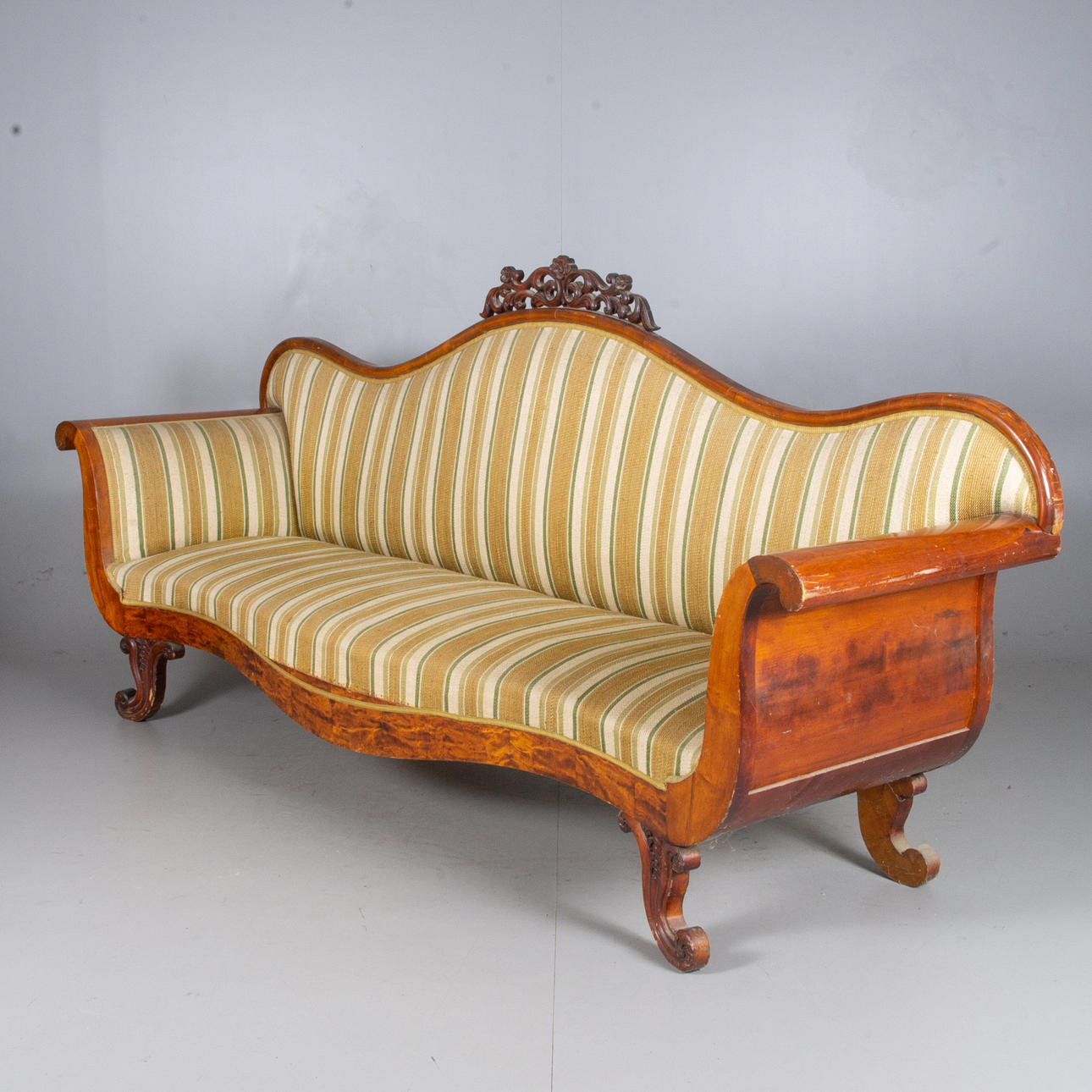 SALONGSSOFFA, mahogny, empire.