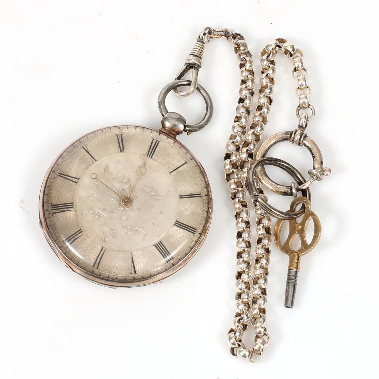 Montre De Poche Ancienne Avec Clé - Mécanique Manuelle - Occasion En Très Bon état - Référence A12