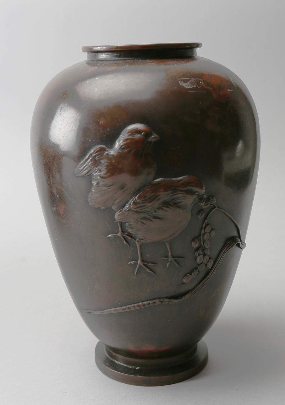 VAS, BRONS, Japan omkring 1900.