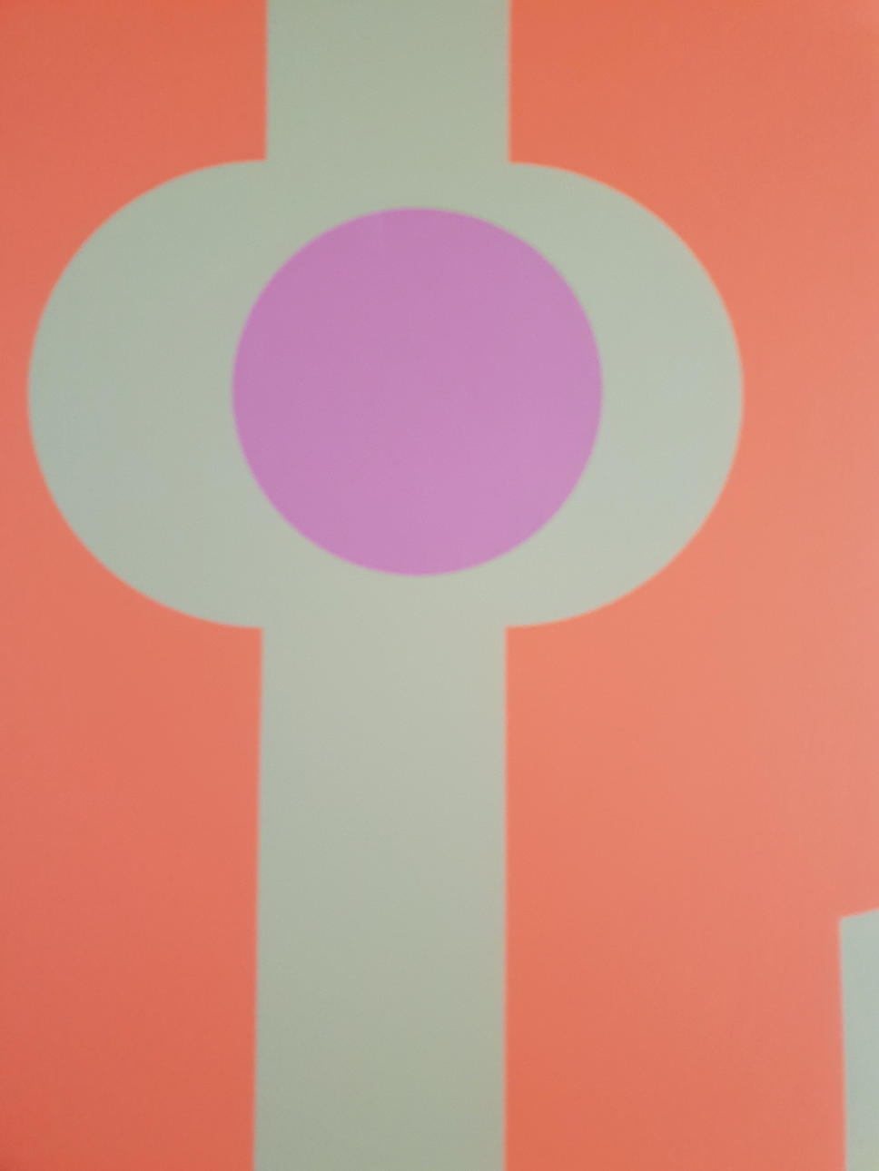 GERLINDE BECK. Ohne Titel, Siebdruck auf Halbkarton.