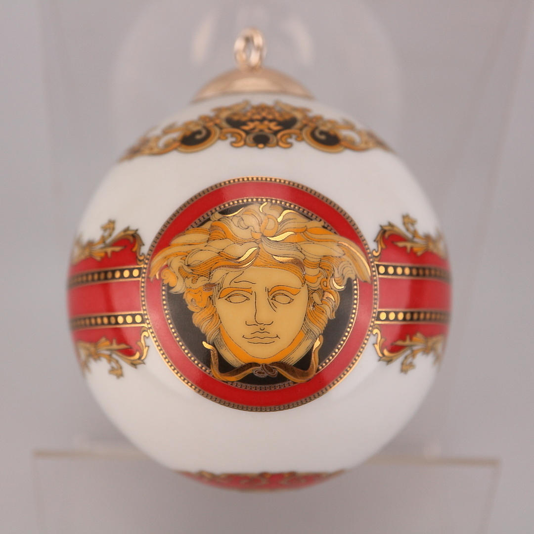 VERSACE MEDUSA IKARUS WEIHNACHTSKUGEL.