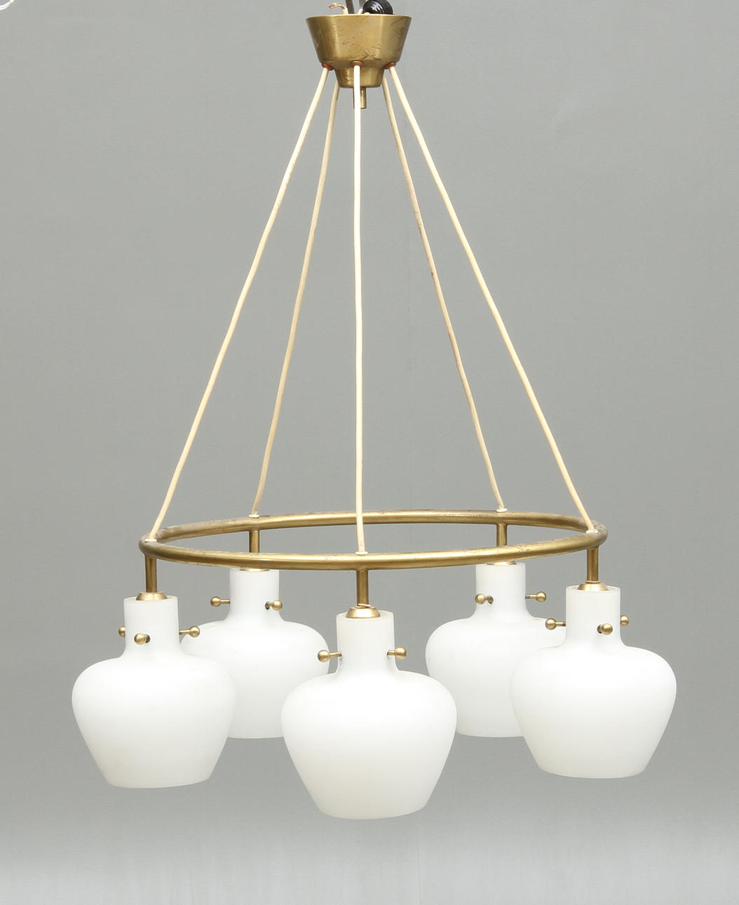 TAKLAMPA, med 5 kupor, 1960-tal.