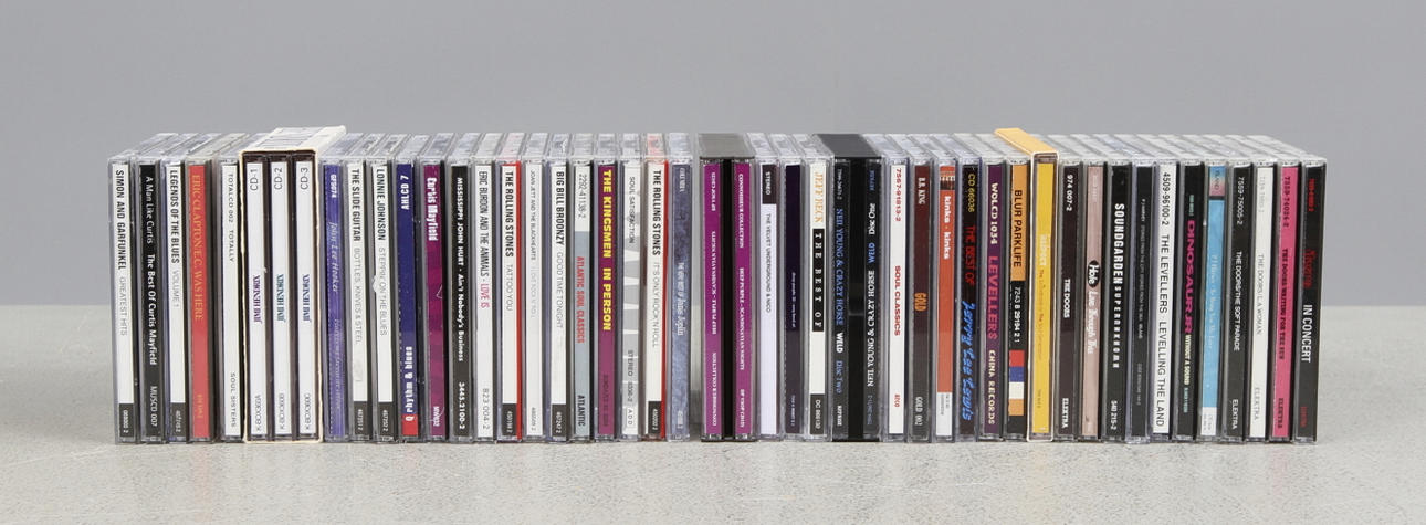 CD SKIVOR, 45 st, rock, soul och blues mm.