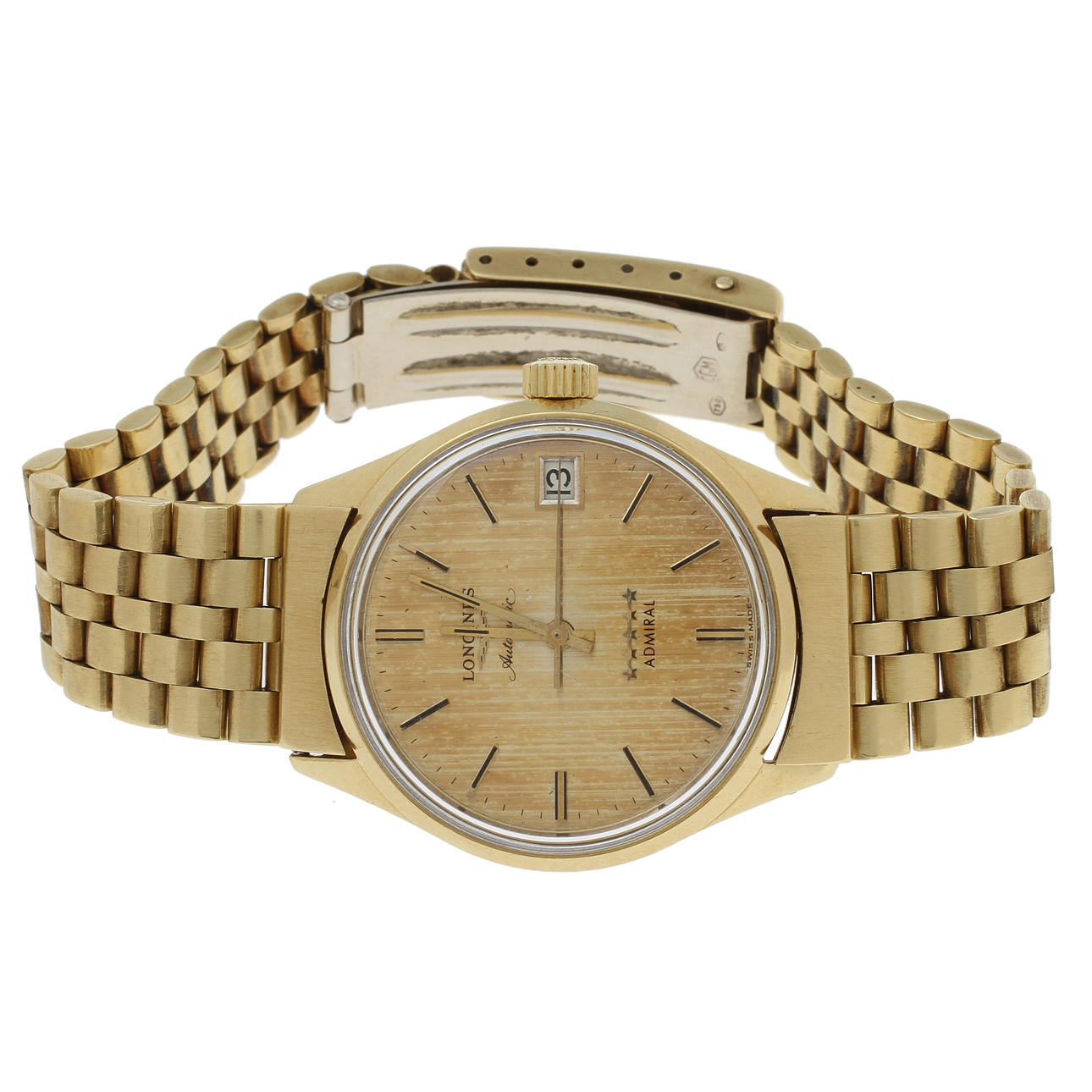 ARMBANDSUR, Longines, Admiral, 18k guld, 97 gram brutto.