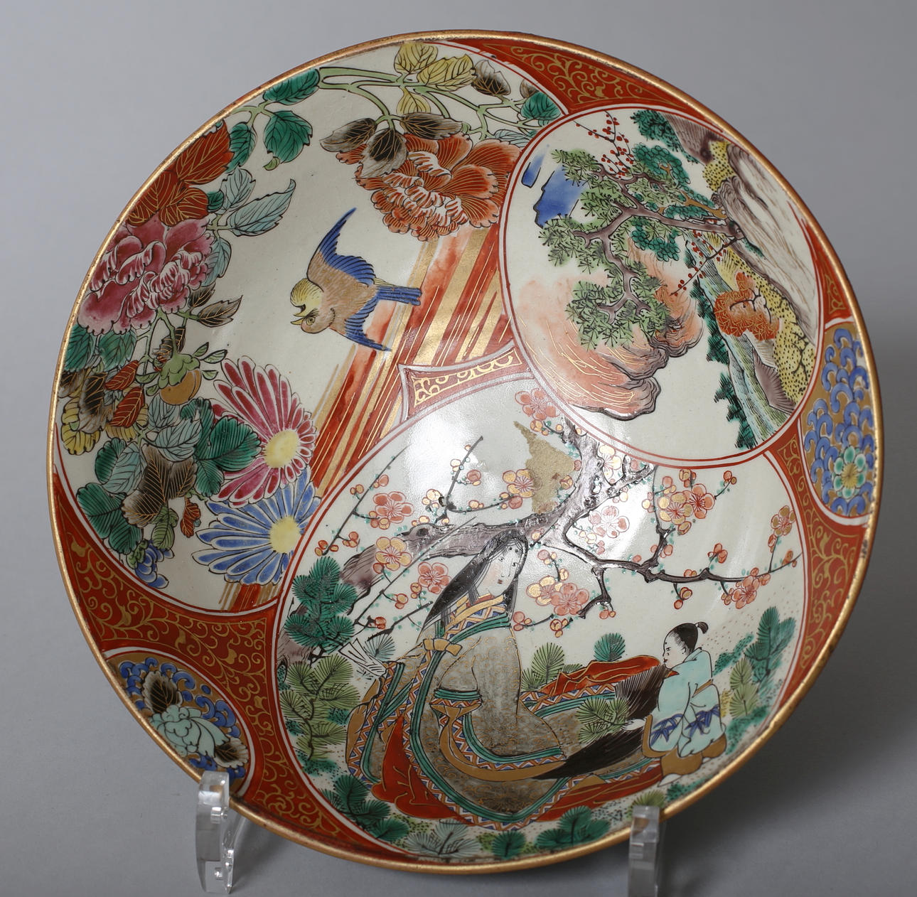 SKÅL, Kutani Japan 1800-tal.