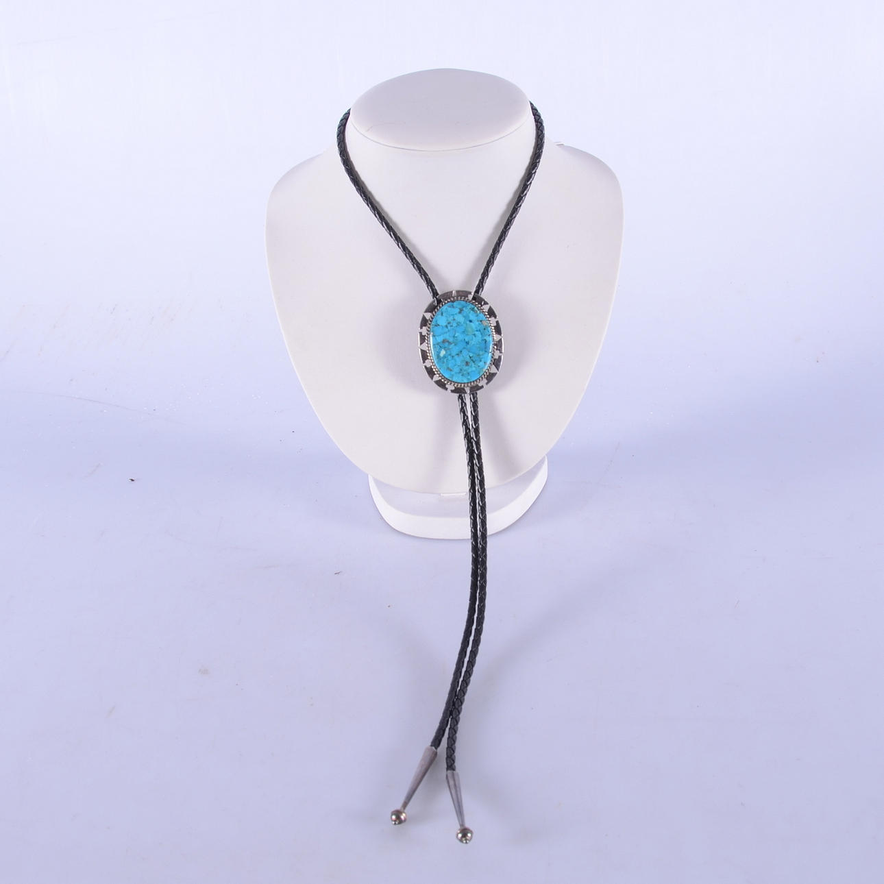 COWBOY SLIPS, "Bolo" sterlingsølv med turkis.