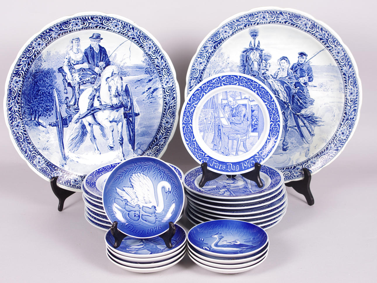 SAMLARTALLRIKAR SAMT FAT, Bing & Gröndal, Delft samt Rörstrand.