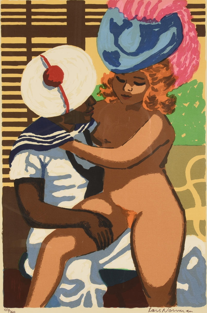 LARS NORRMAN. Färgserigrafi.