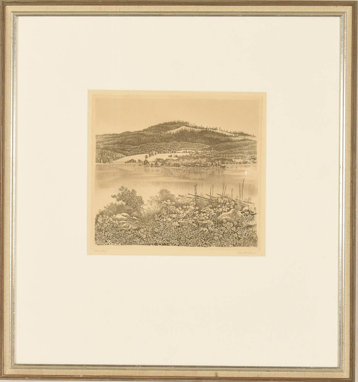 STIG BORGLIND. Etsning.