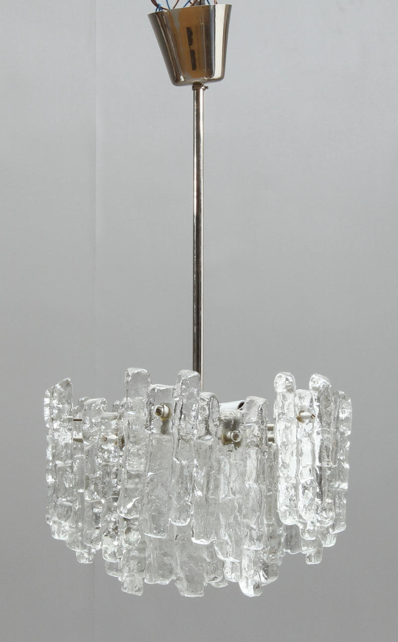 TAKLAMPA, "Ice block chandelier", Kalmar, Österrike, 1960-tal.