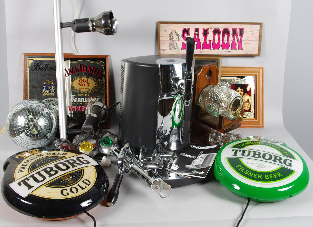 BARTILLBEHÖR, bl.a. Draft Master, barspeglar m.m.