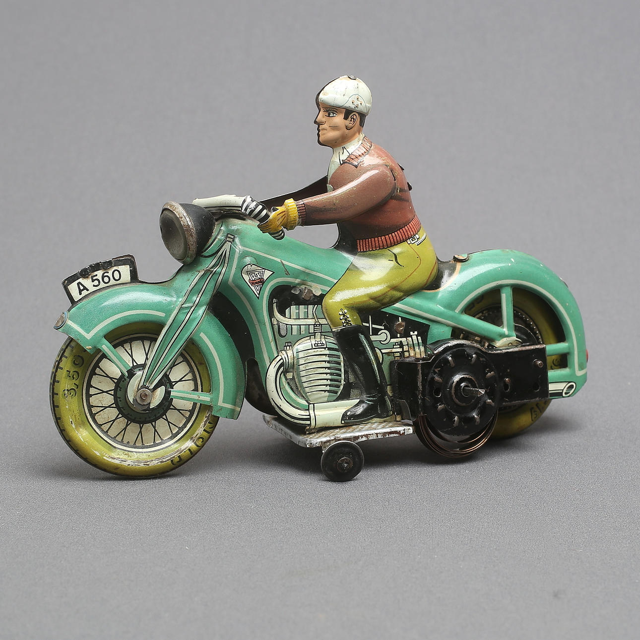 Motorrad ARNOLD A 560, grün, US-Zone.