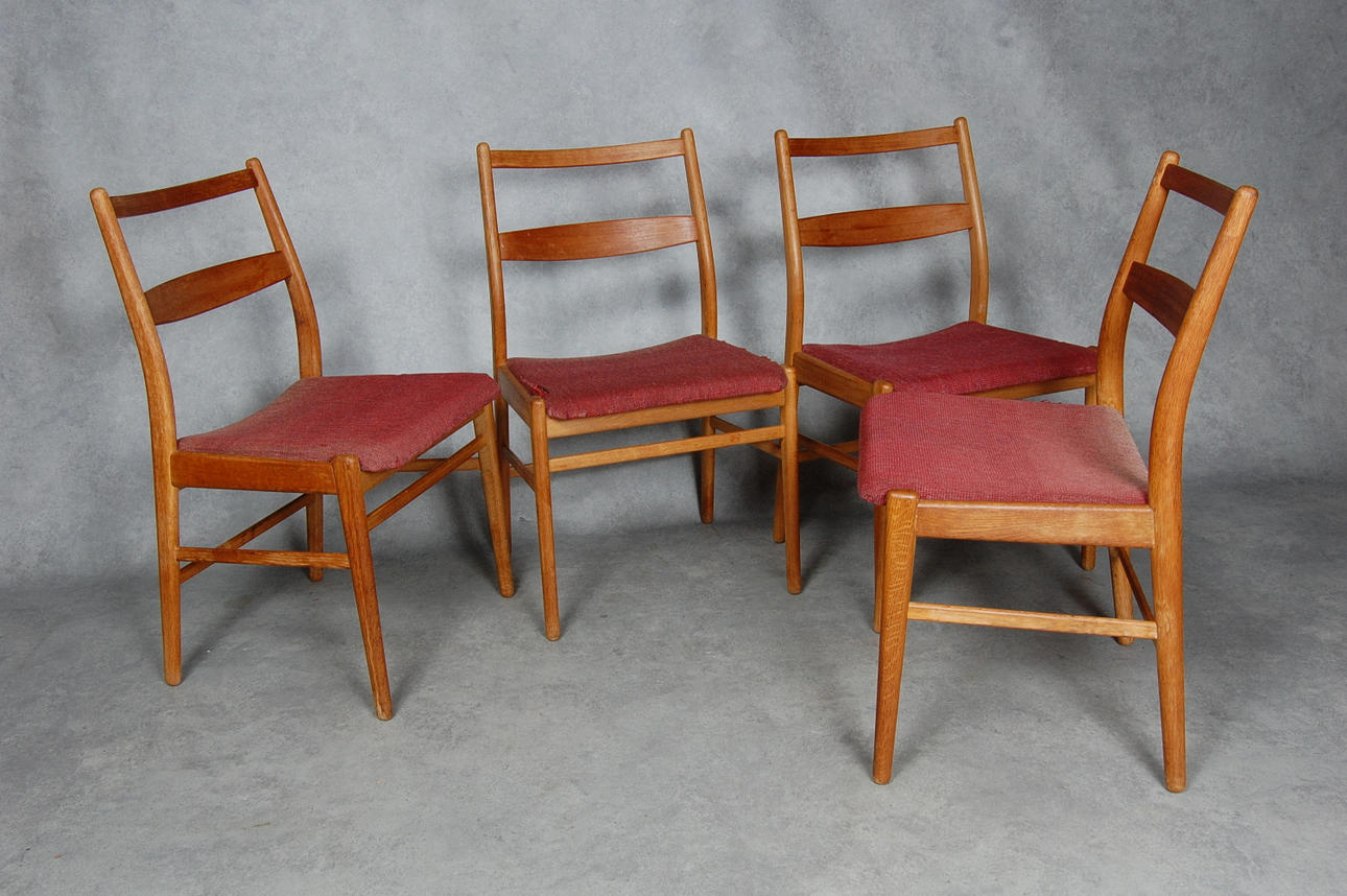 STOLAR, 4 st " Minette " Yngve Ekström, Bra Bohag, Troeds Bjärnum, 1960-tal.