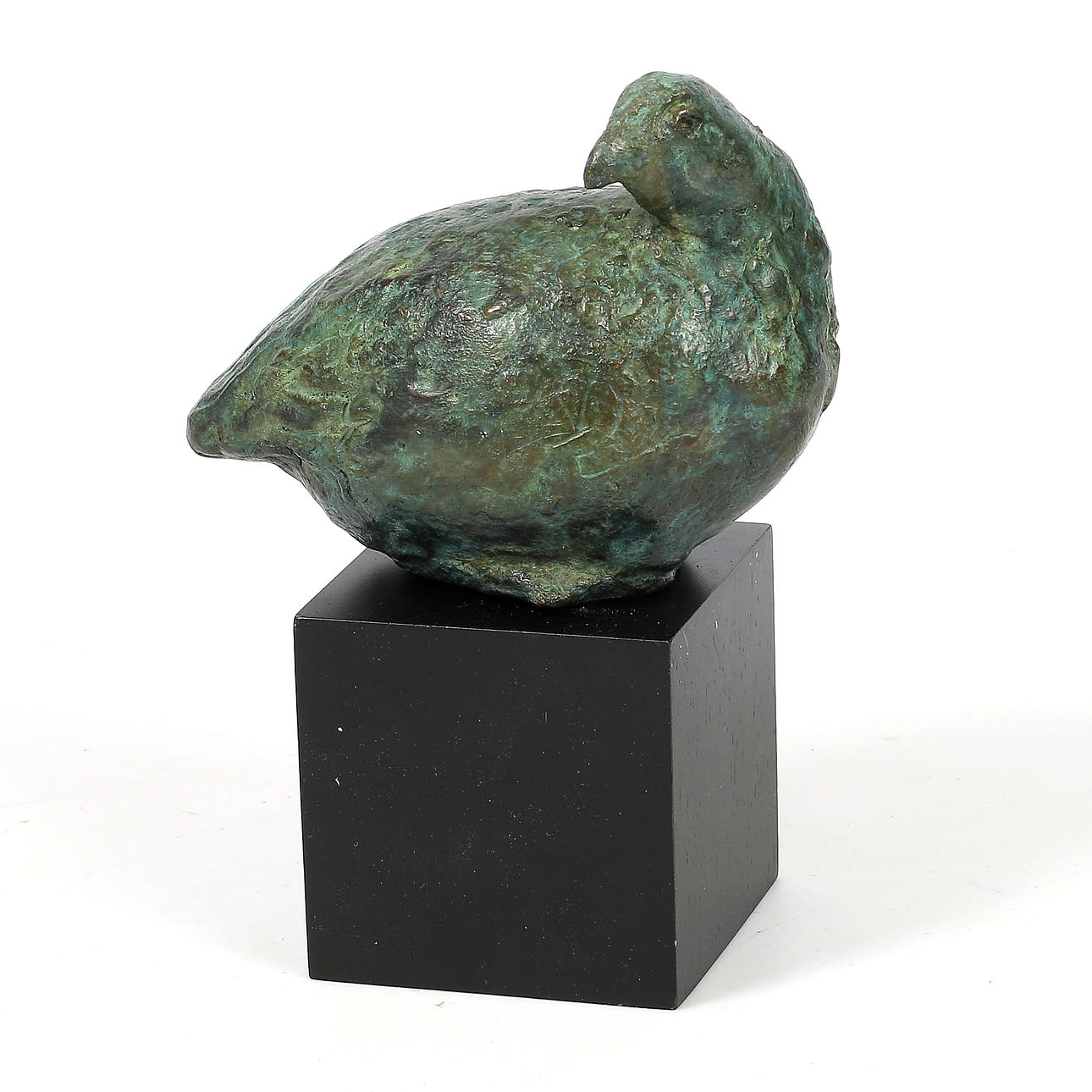 HENRIK ALLERT. Sculpture, "Ripa", bronze, signed.