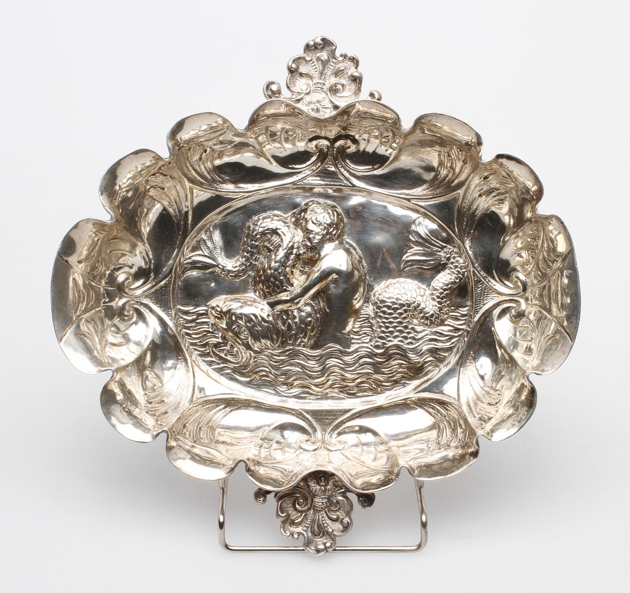 SUPSKÅL, silver, barockstil, vikt ca 152 gram.