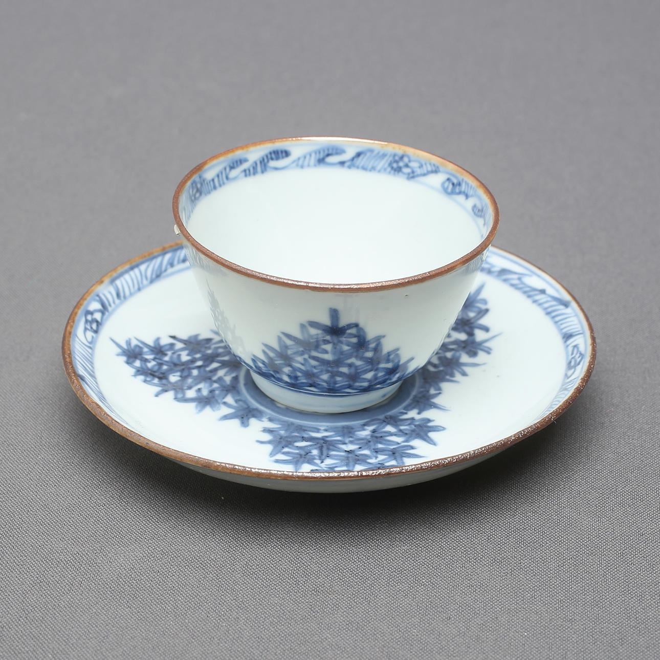 CUP with DASKER, 2 parts, porcelain, China, 19th century. Ceramics ...