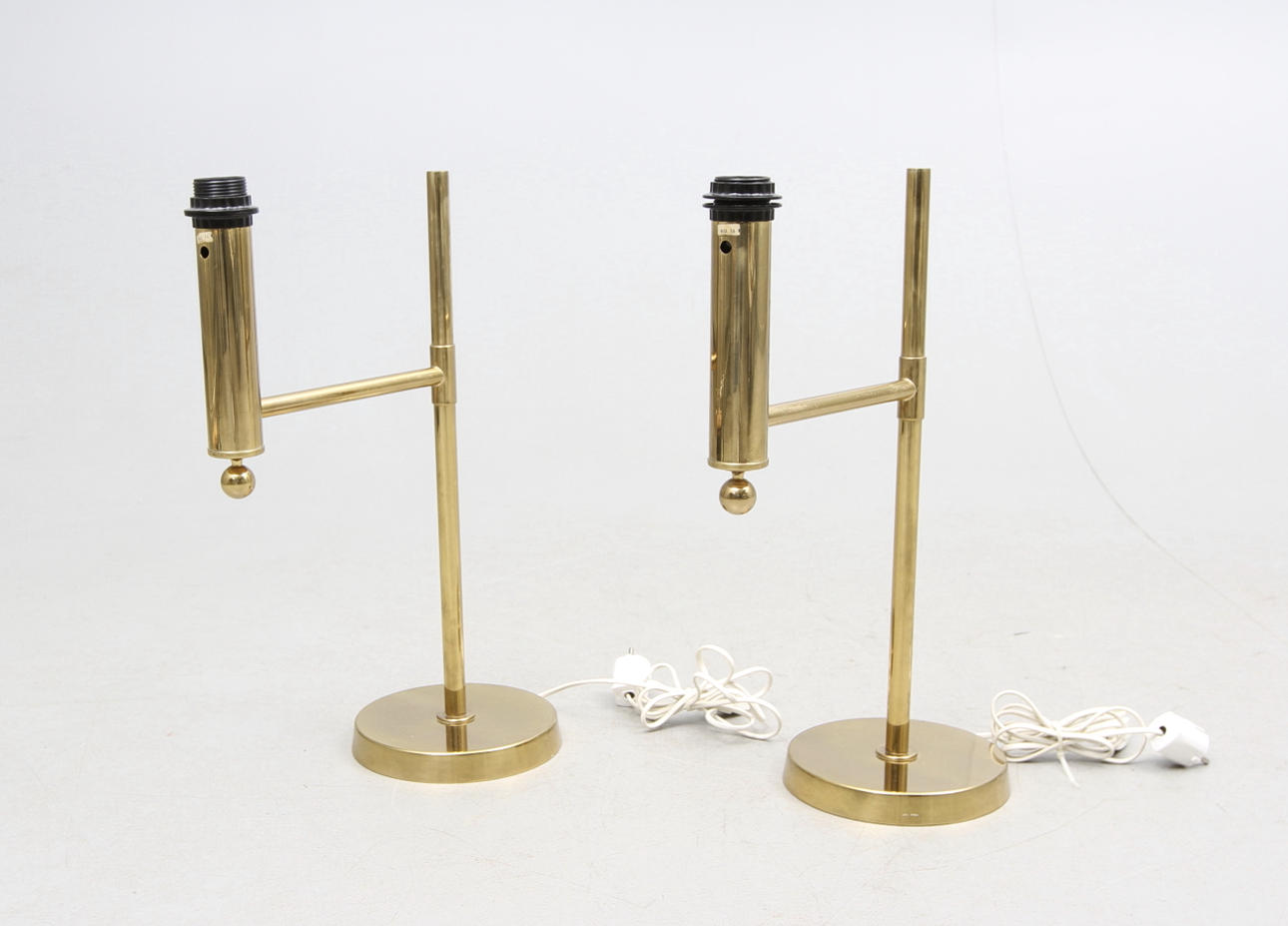 BORDLAMPOR, ett par. 1970-tal.