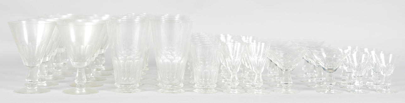 GLASSERVIS, 54 delar, kristall.