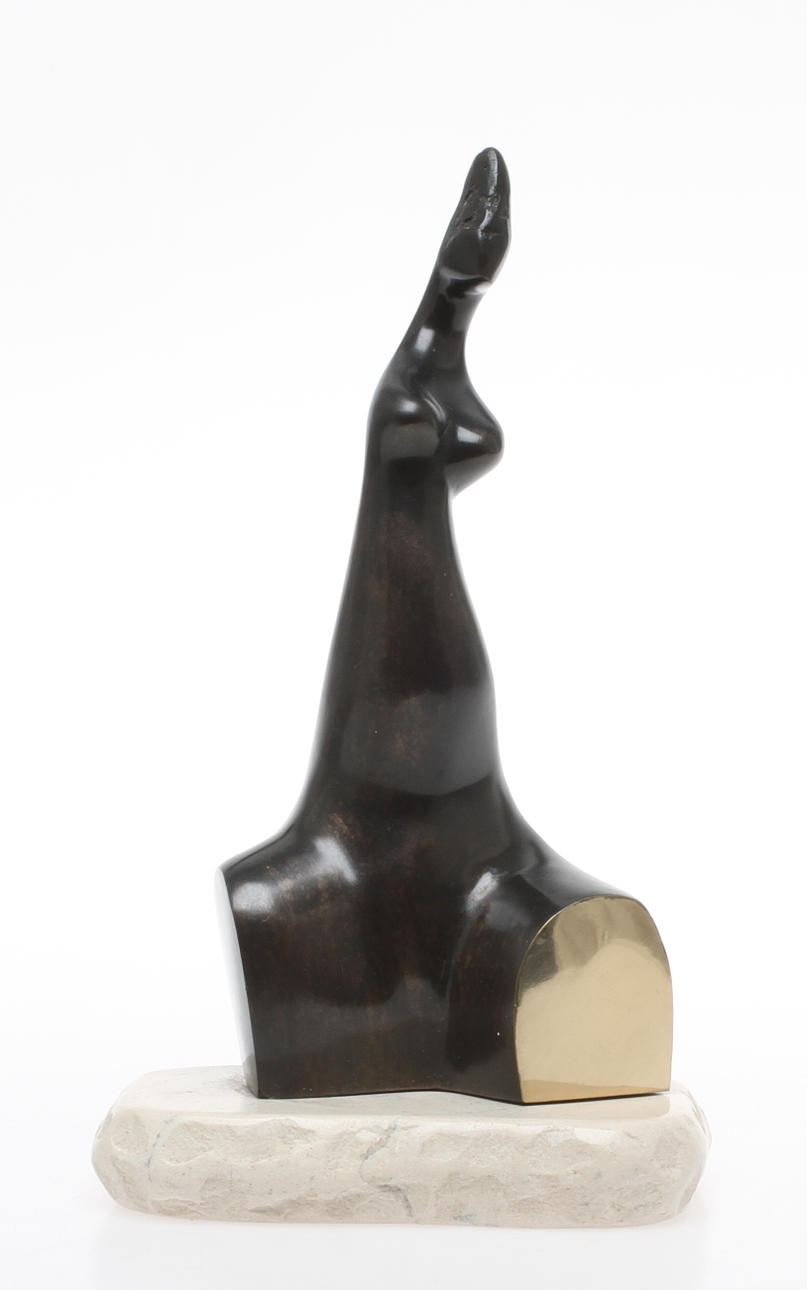 STANISLAW WYSOTSKI. Kvinnotorso, brons på sockel, signerad och numrerad Stan Wys, III/IV 1998 AP.