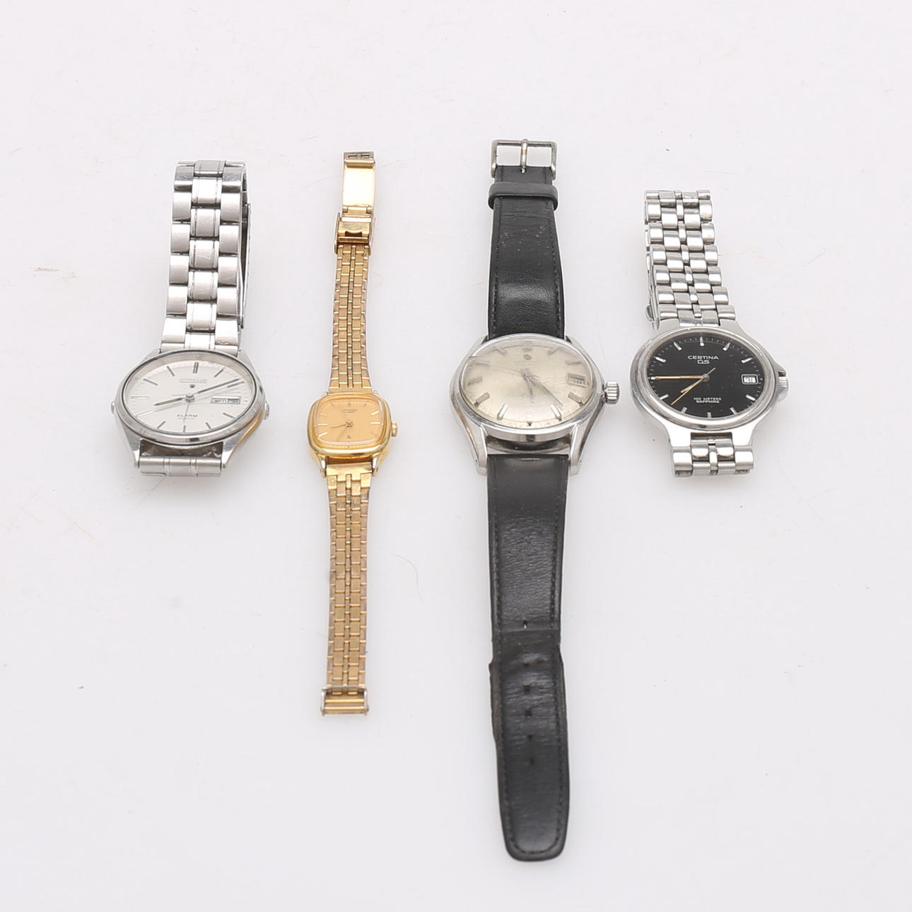 BRACELET WATCH, 4 pcs, including Certina.