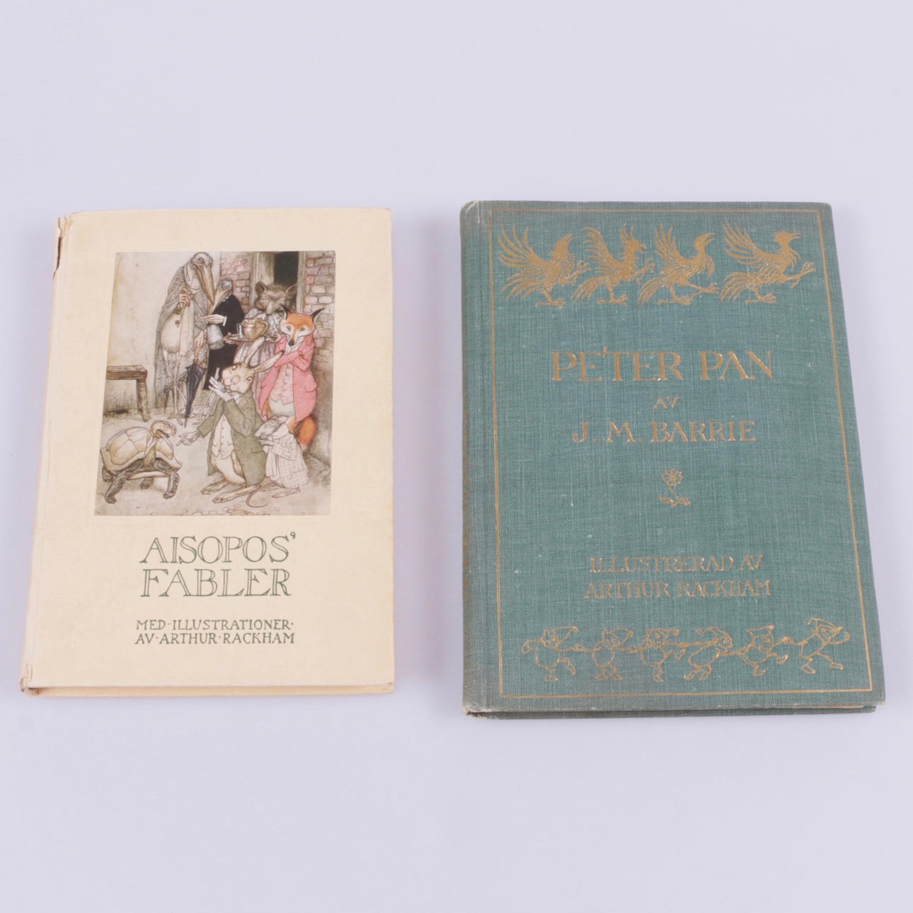 BOOKS, 2 pcs. Part Peter Pan, Arthur Rackham.