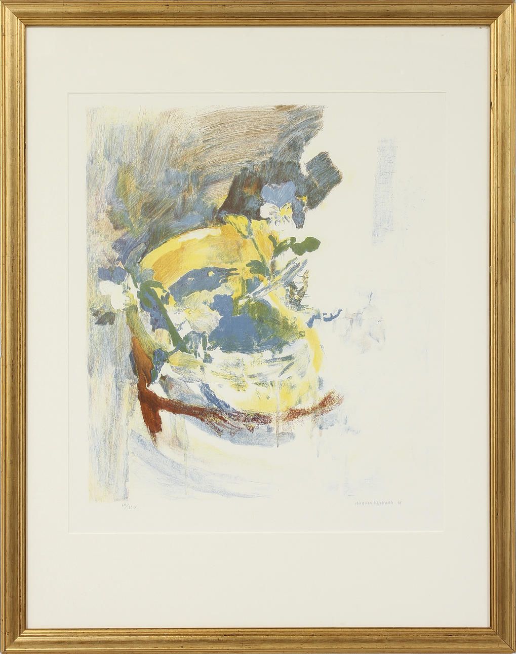 BIRGITTA LILJEBLADH. Färglitografi, signerad och numrerad 64/100.