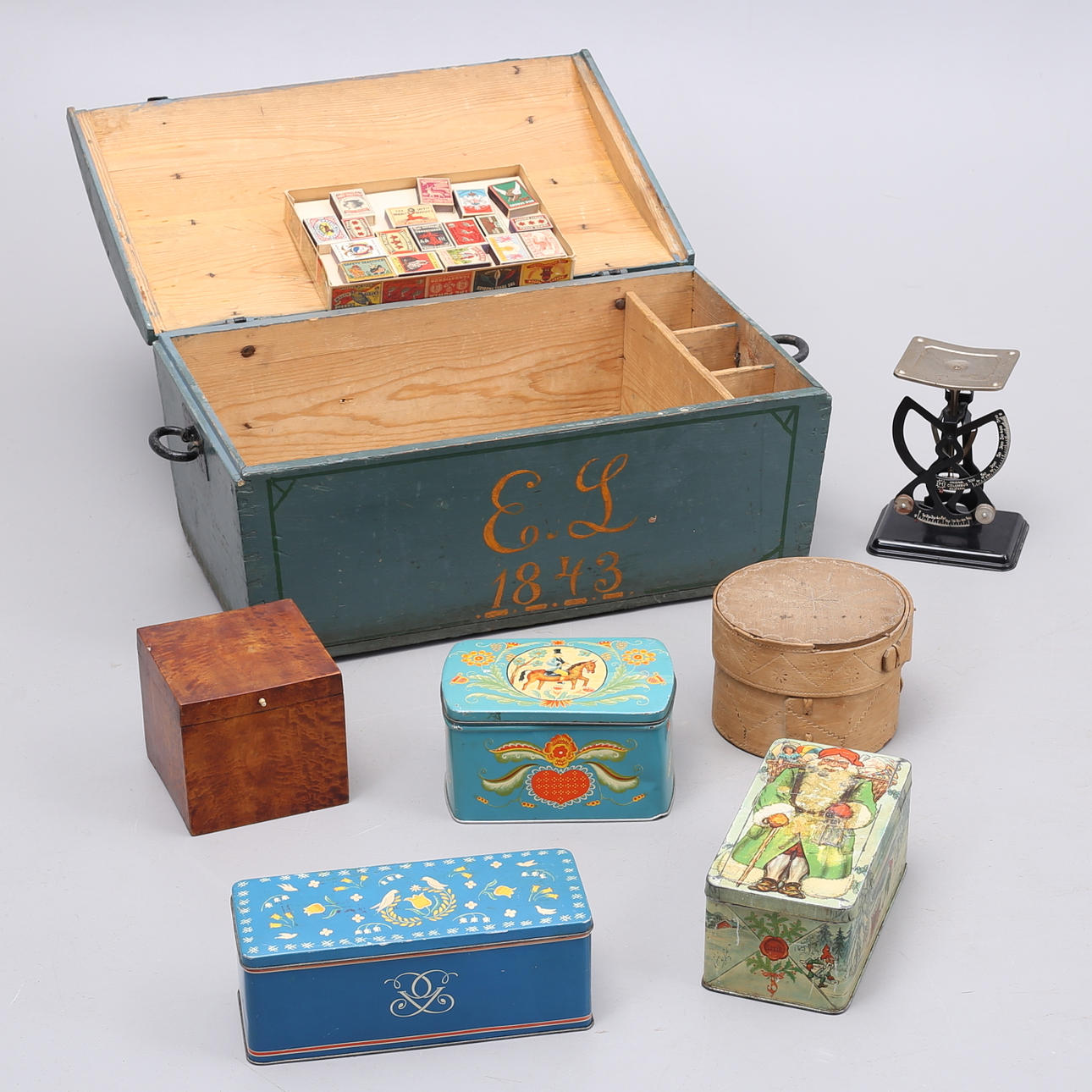 COFFIN, JARS, etc.