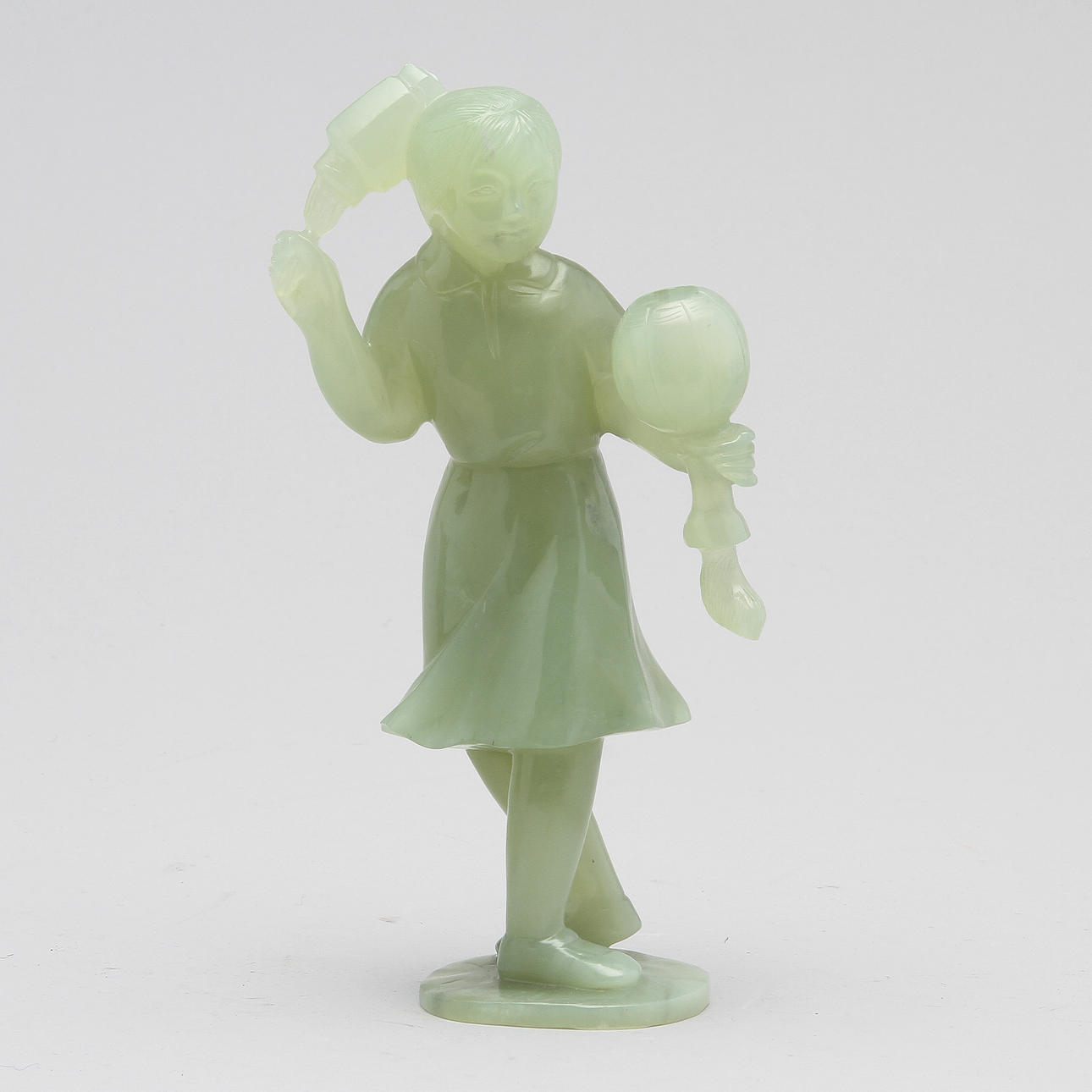 FIGURIN, glas, Kina, 1900-tal.