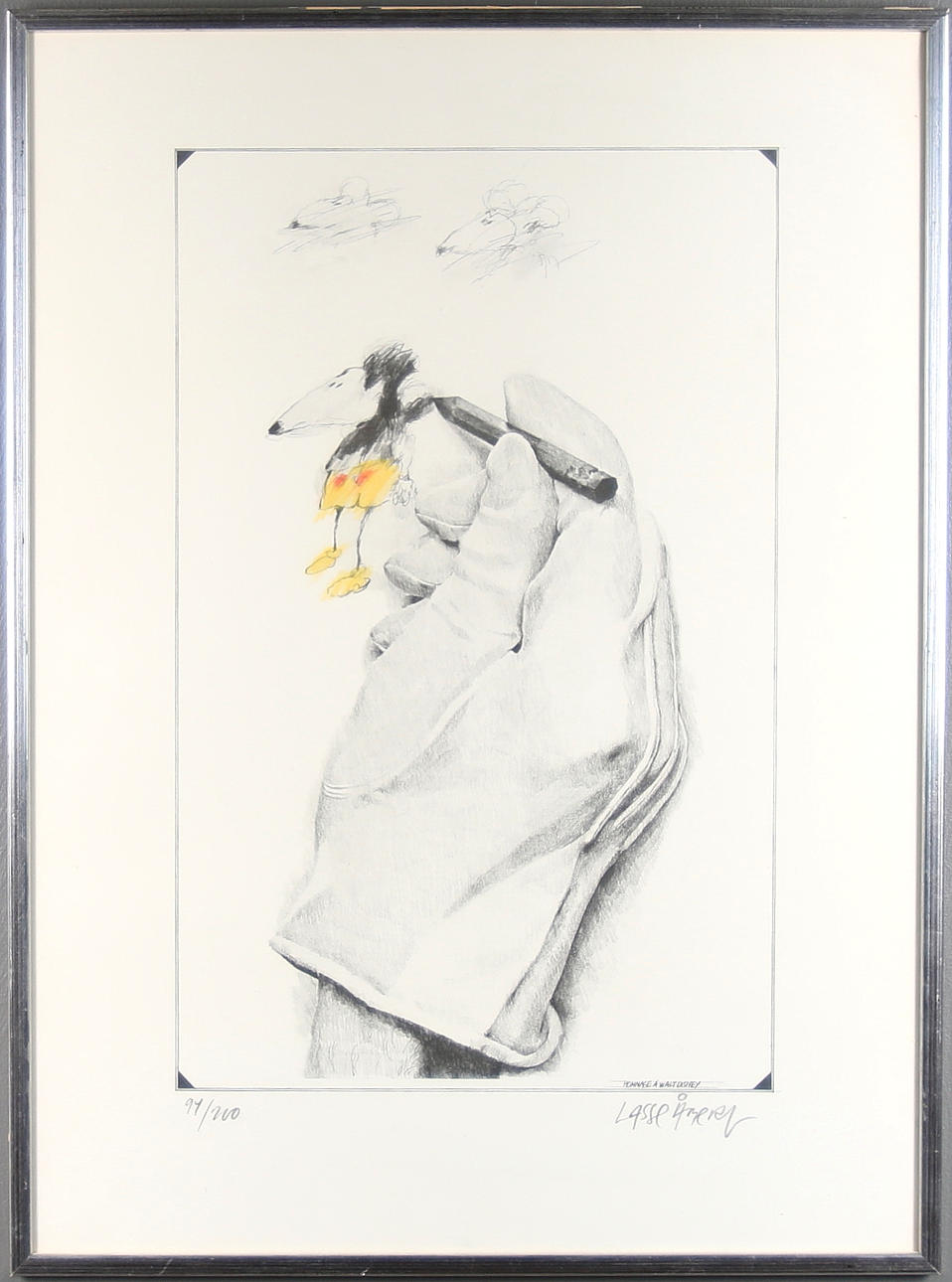 LASSE ÅBERG. Litografi, 2 st, signerad och numrerade 94/200 resp. 105/200.