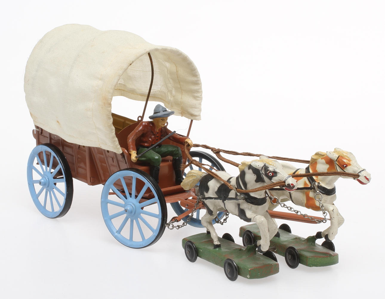 ELASTOLIN WESTERN PRÄRIEVAGN.