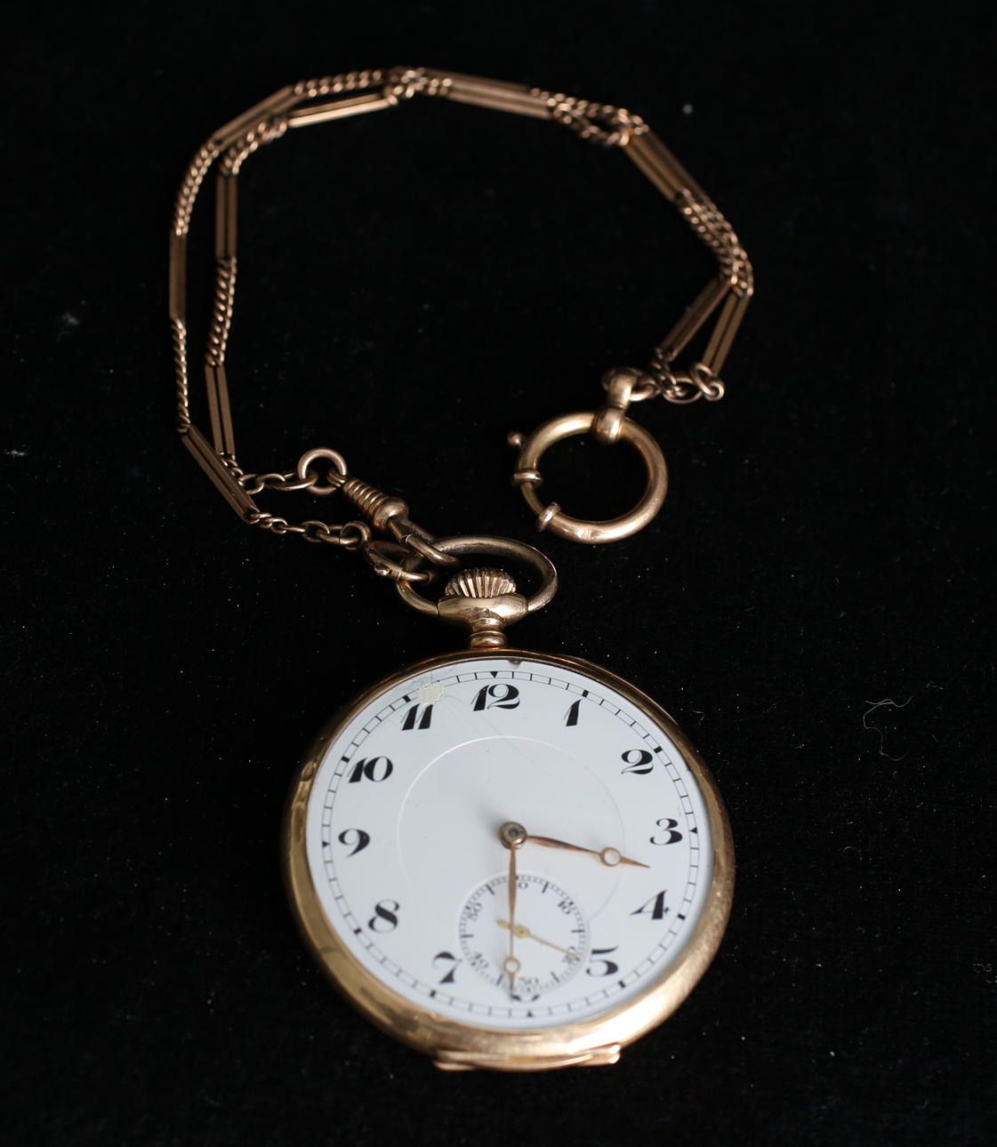 FICKUR I GULD 1900-tal, 14k.