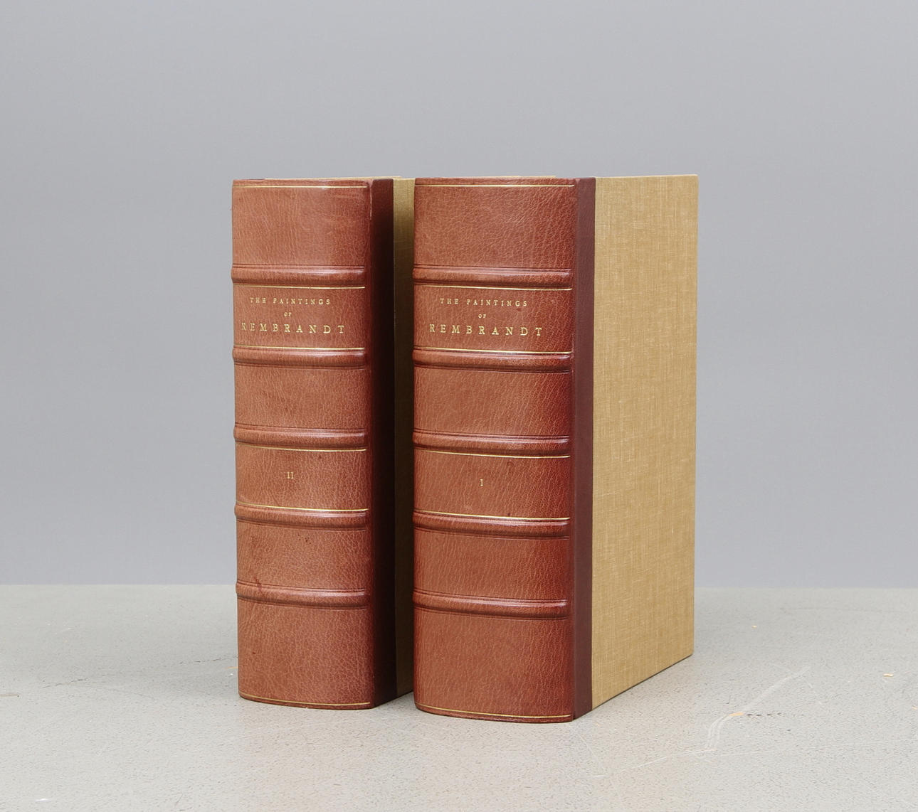 BÖCKER, 2 delar, "The Paintings of Rembrandt".