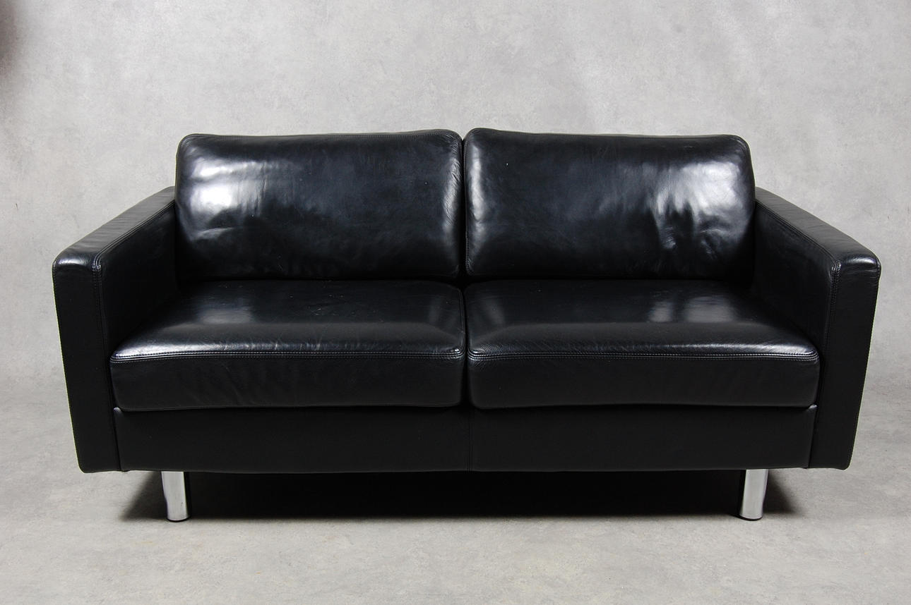 SOFFA, 2 sits, skinn.