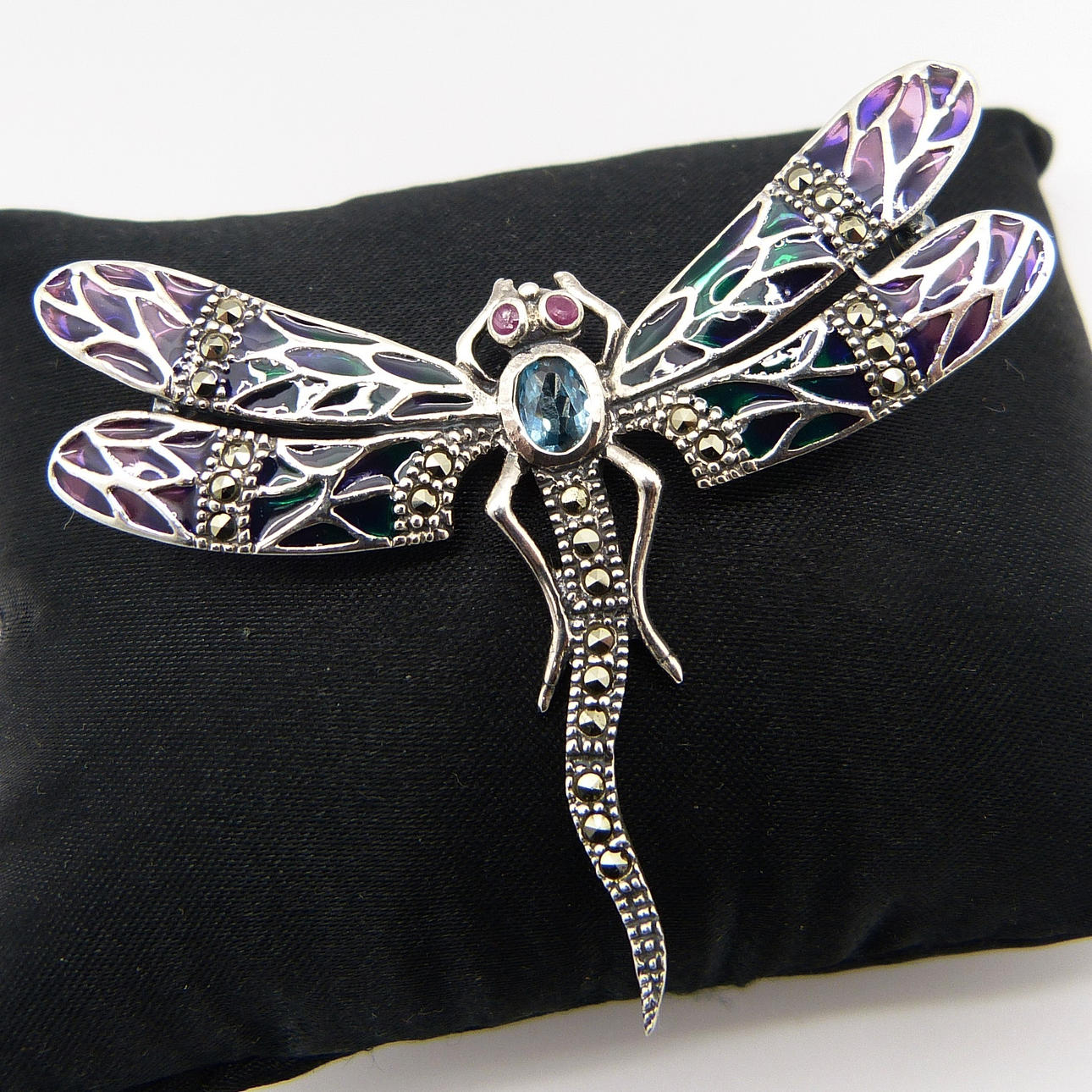 GROSSE LIBELLE ANHÄNGER/BROSCHE.