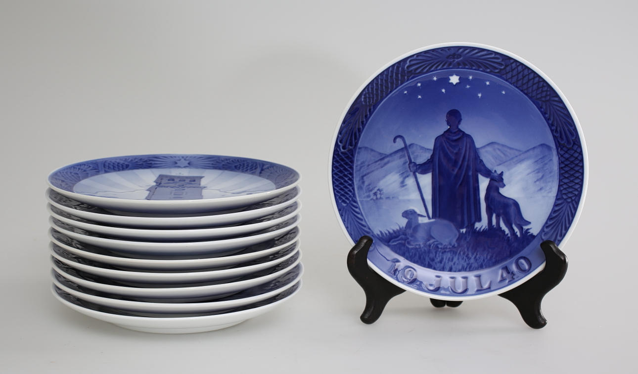 JULTALLRIKAR 1940-49, 10 stycken olika.