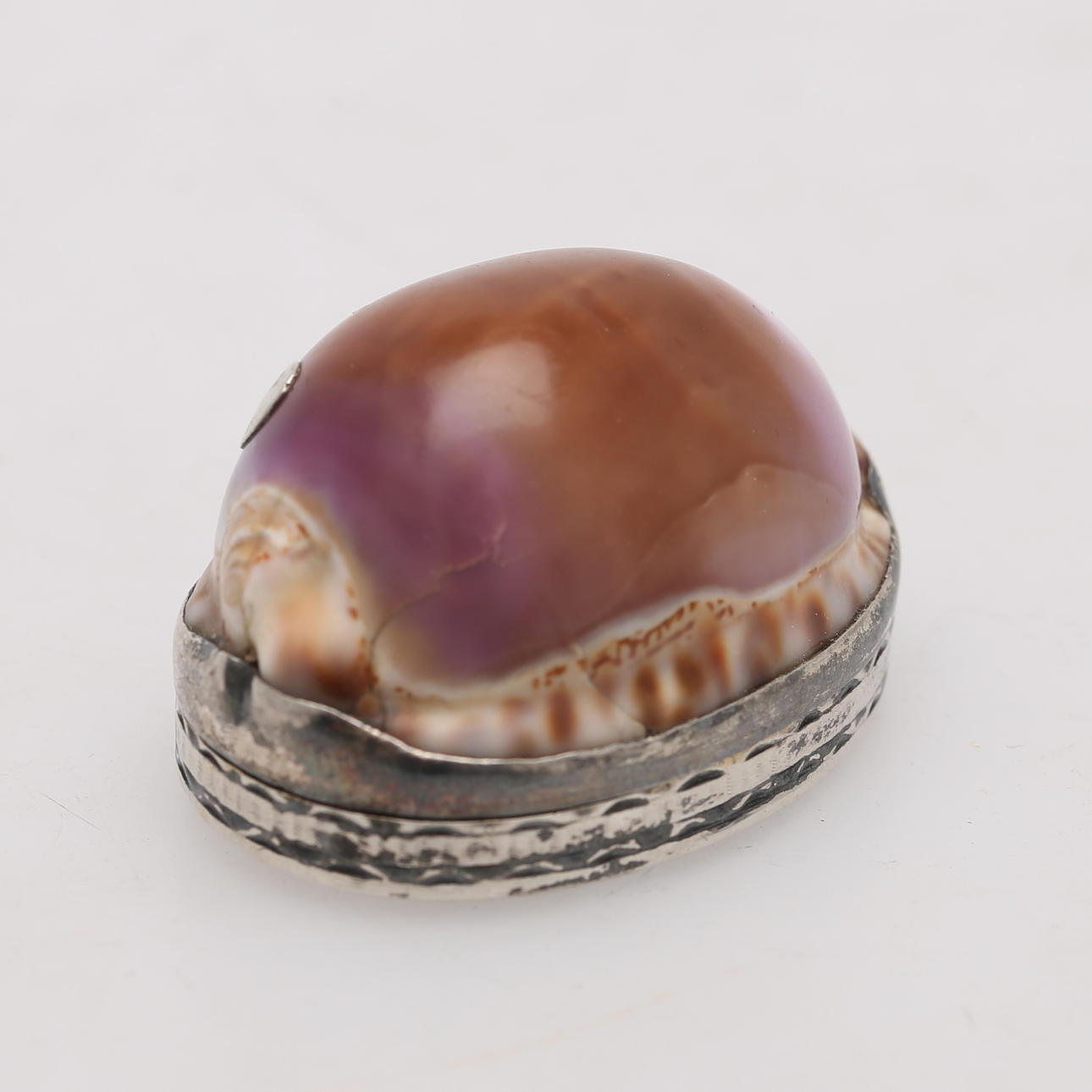 Box, silver with shell, Lars Lundström, Söderhamn, 1808.