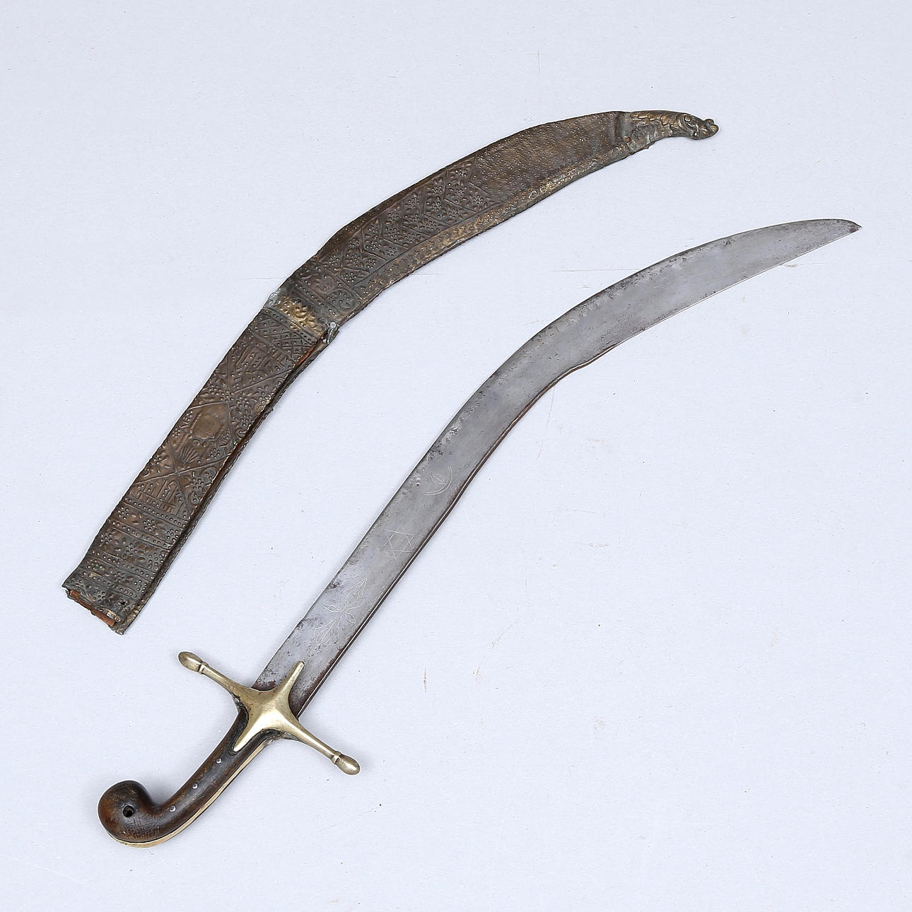 ESPADA Pala, otomana, siglo XIX.