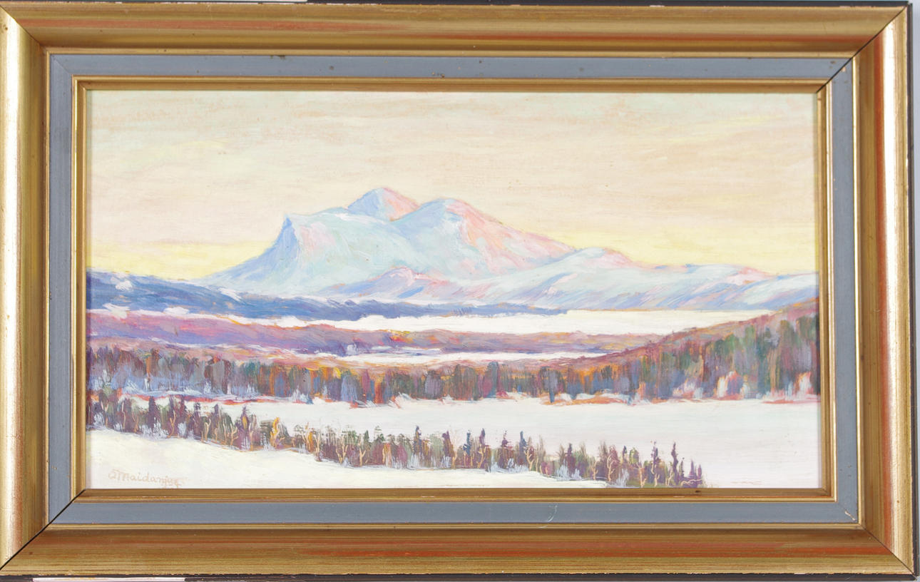 OSIP MAIDANJUK. Åreskutan, olja på pannå.