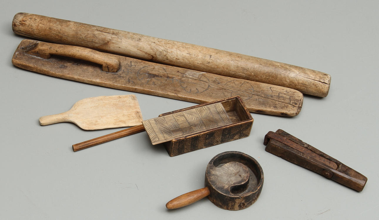 PARTI BRUKSFÖREMÅL MANGELDON, TIMPLÅDA, mm.